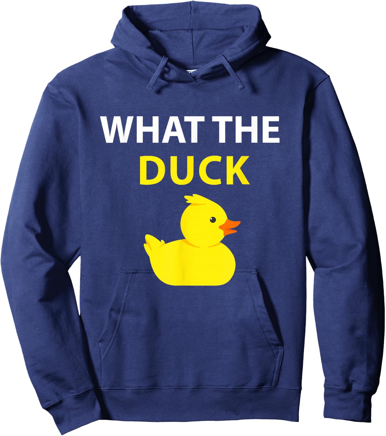 What The Duck Rubber Duck Hoodie - Hoodie | Navy