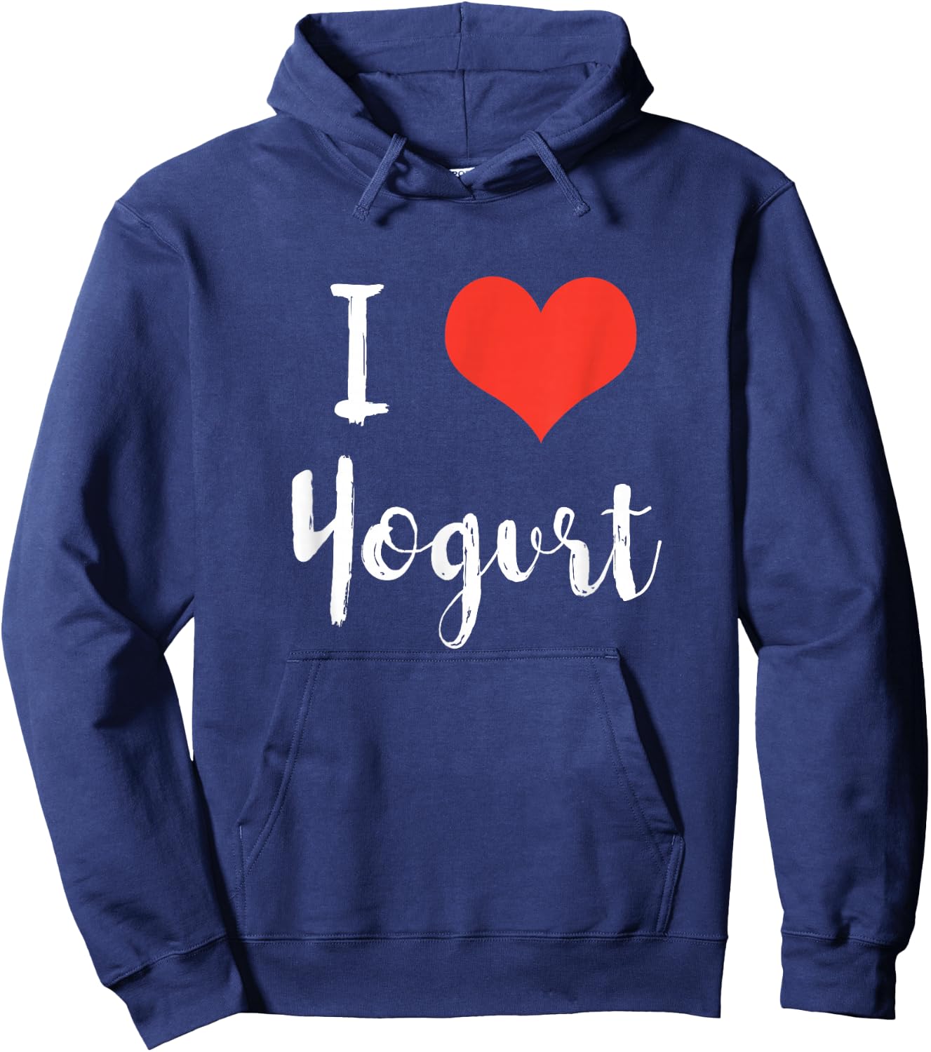 I Love Yogurt Hoodie - Hoodie | Navy