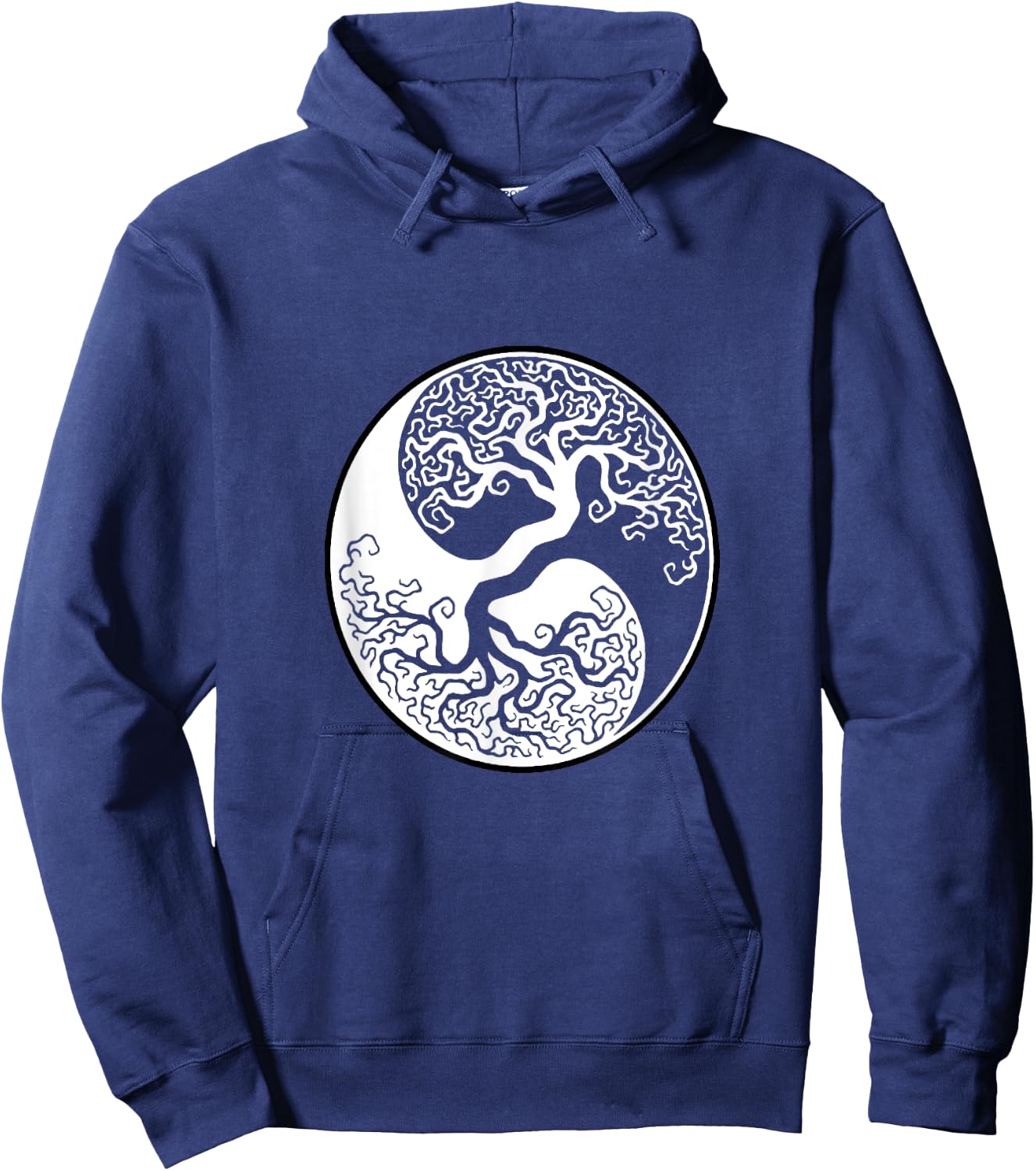 Yin Yang Tree Of Life Hoodie - Hoodie | Navy