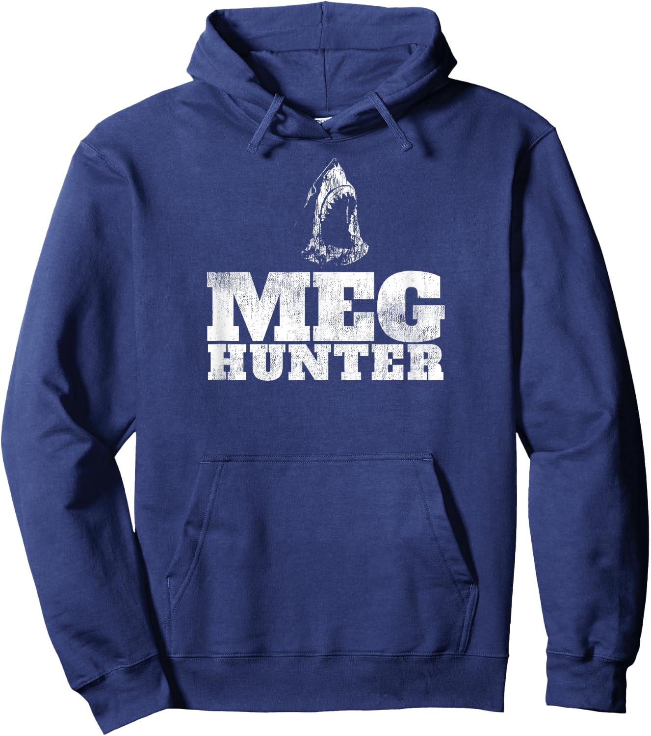 Megalodon Hunter Meg Shark Shirts Shark Gift Hoodie - Hoodie | Navy