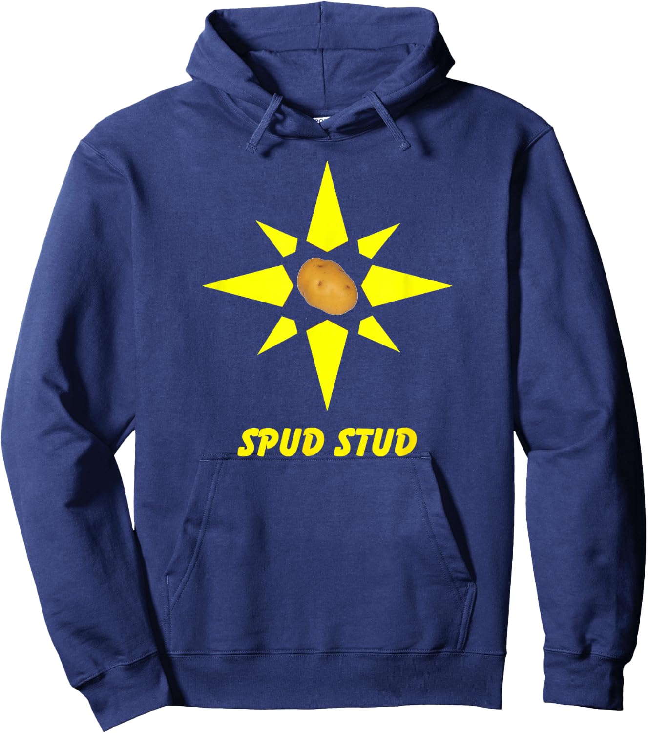 Spud Stud Potato Food Chef Cook Hoodie - Hoodie | Navy