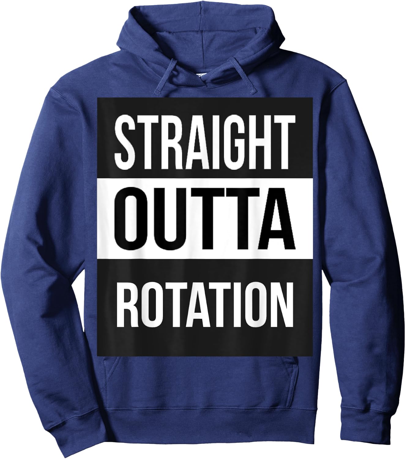 Straight Outta rotation Volleyball Hoodie - Hoodie | Navy