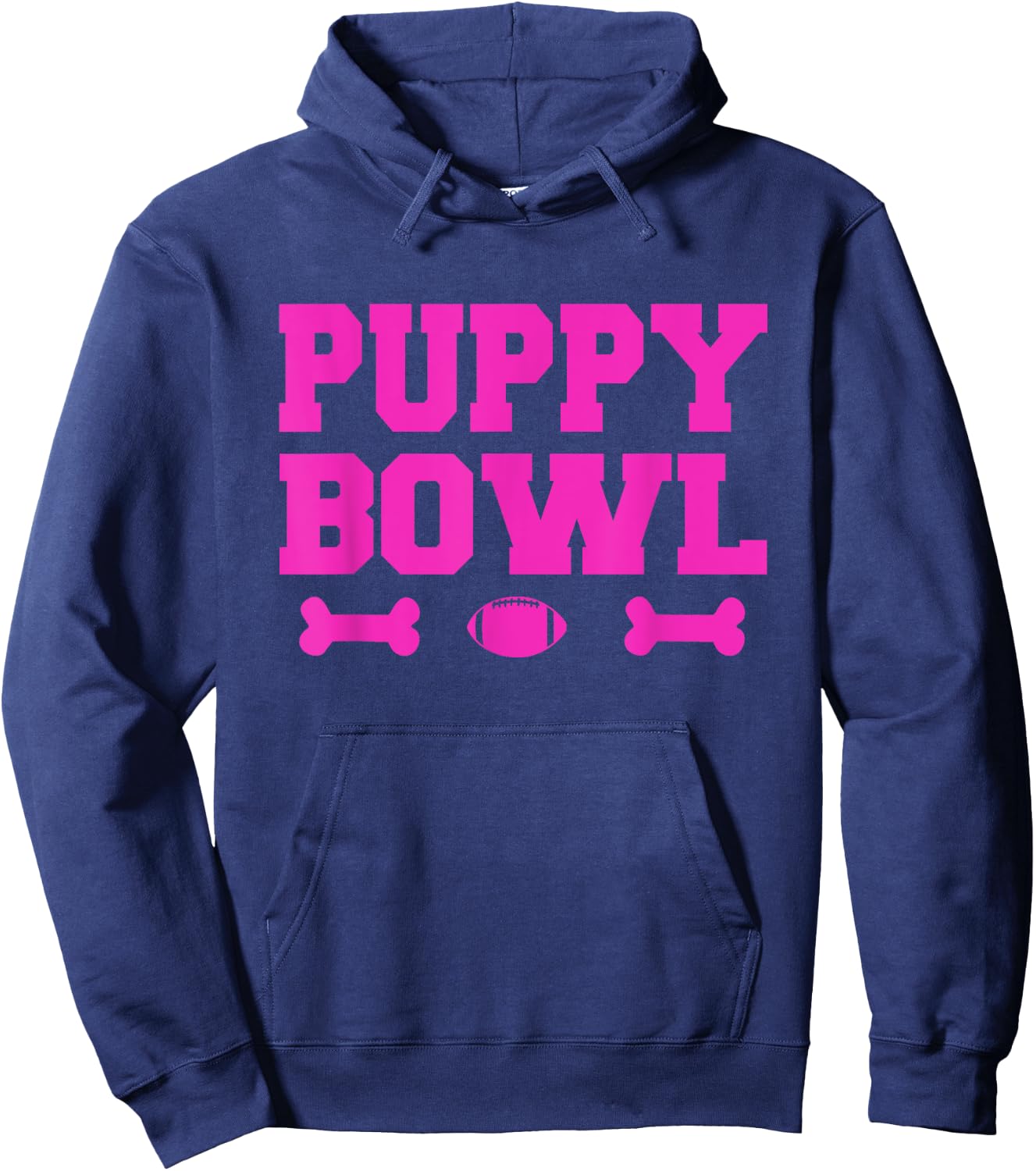 Puppy Bowl Football T Shirt Hoodie - Hoodie | Navy