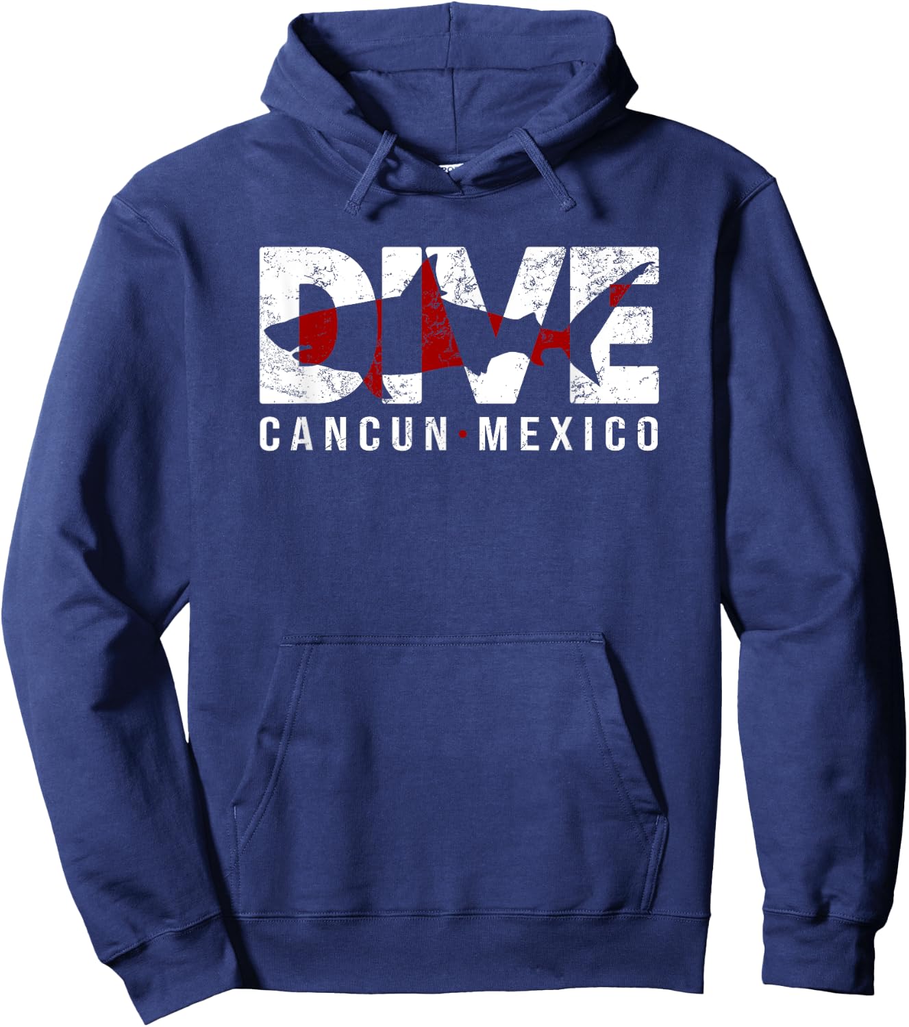 DIVE Cancun Mexico SCUBA DIVING Diver Hoodie - Hoodie | Navy