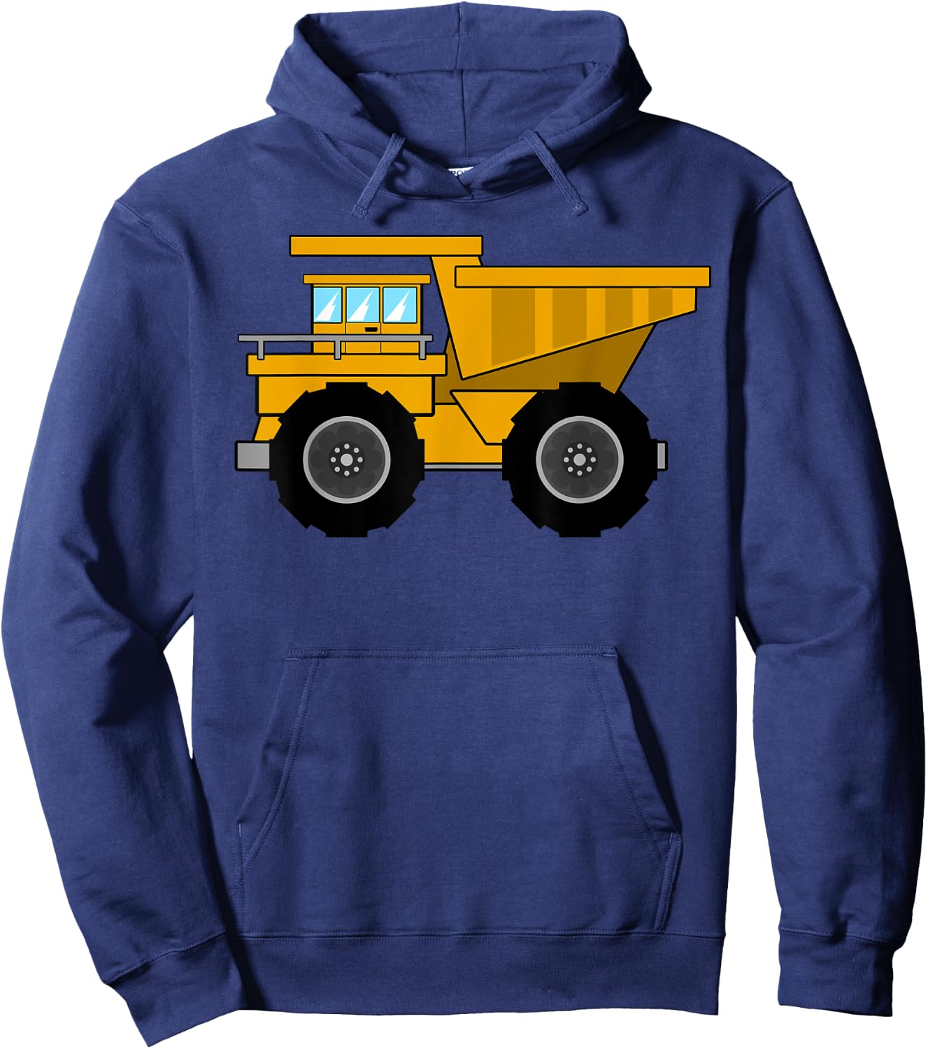 I Love Dump Truck Shirt | Little Boys Kids Gift Hoodie - Hoodie | Navy