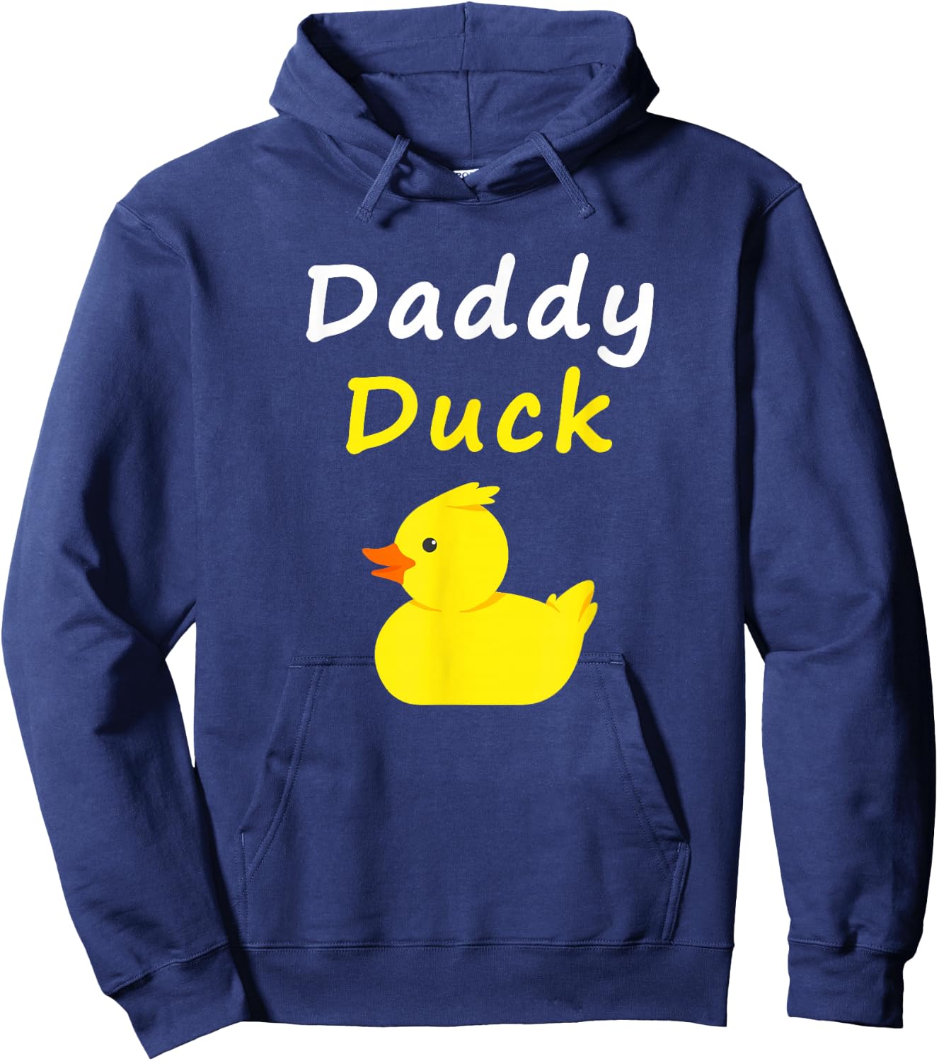 Daddy Duck Rubber Duck Dad Hoodie - Hoodie | Navy