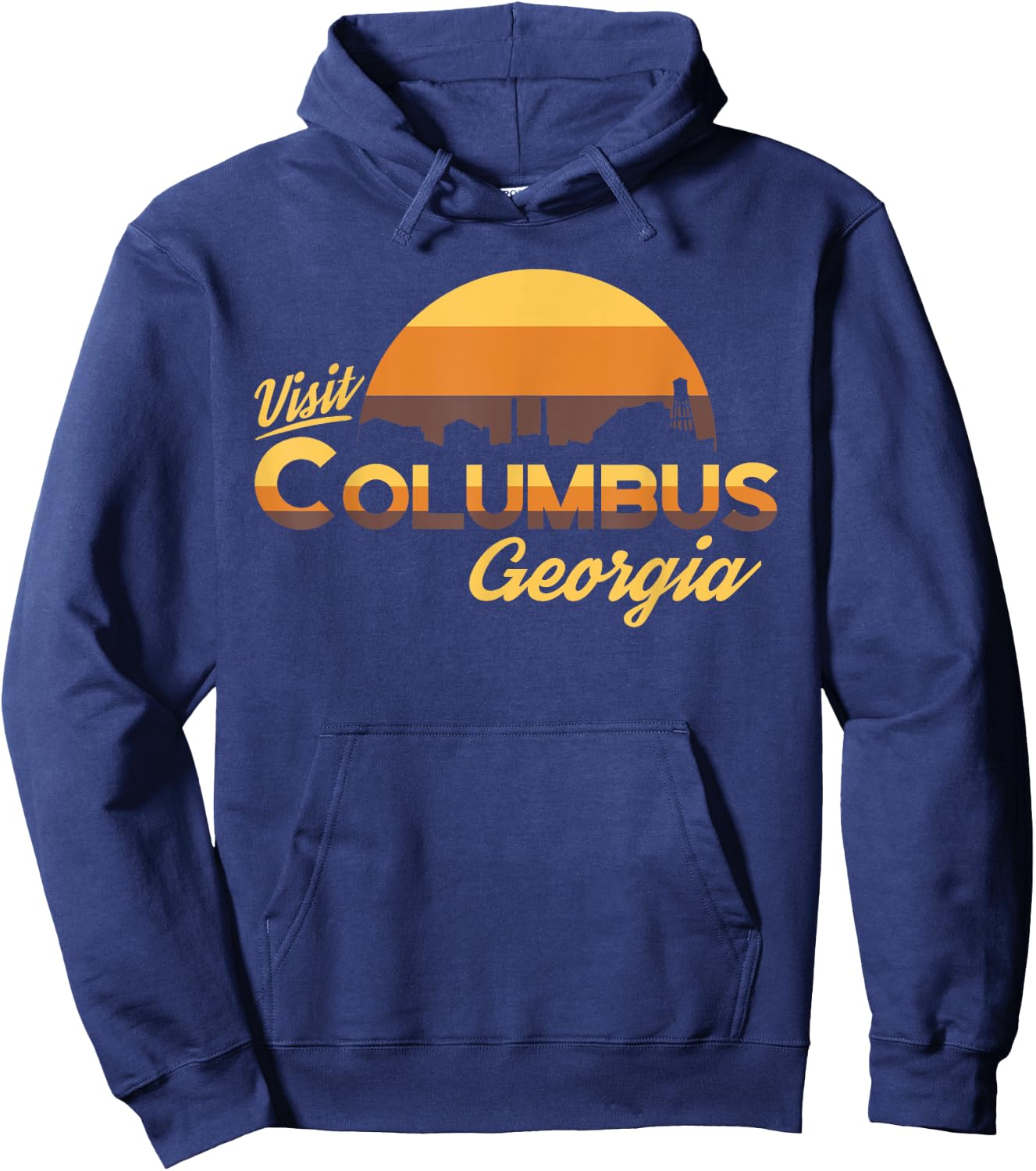 Visit Columbus Georgia Hoodie - Hoodie | Navy