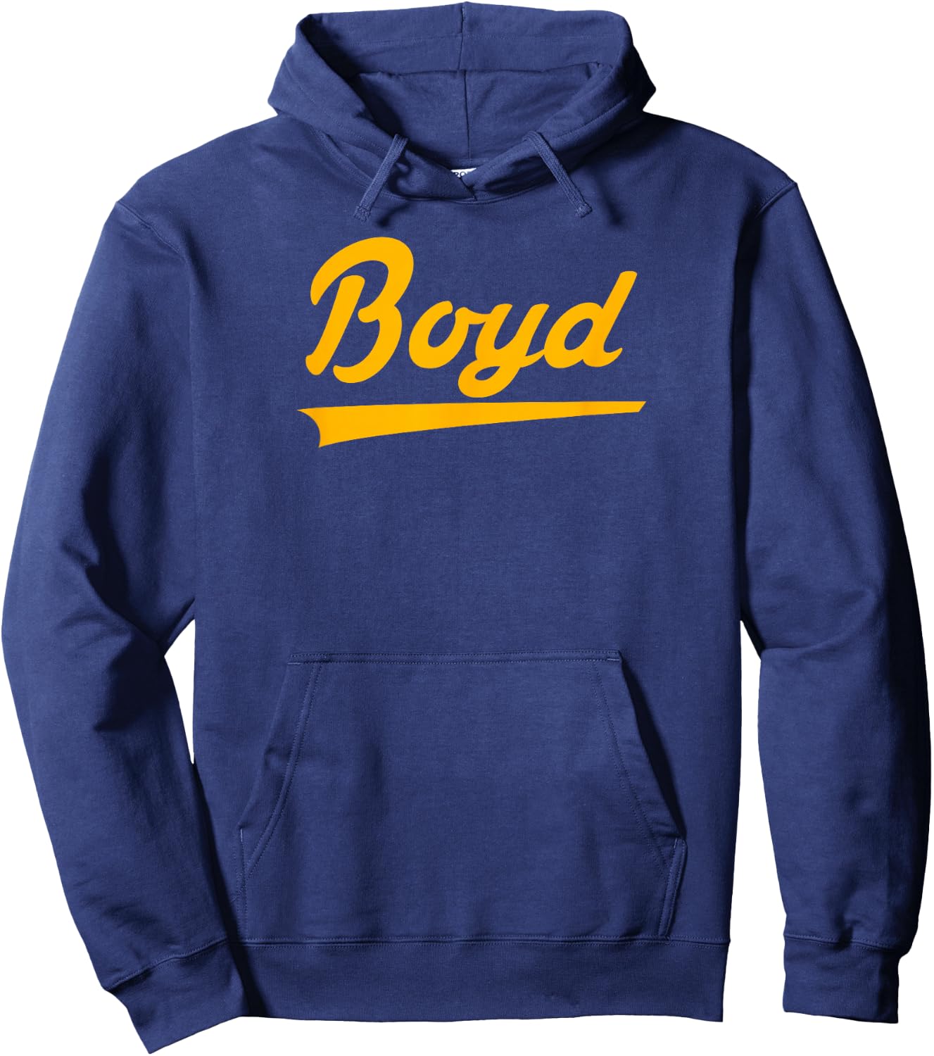 Boyd High School Vintage Swoosh Hoodie - Hoodie | Navy