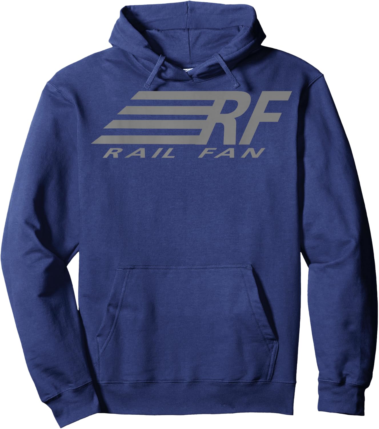 Railroad Train Enthusiast RailFan T shirt Hoodie - Hoodie | Navy