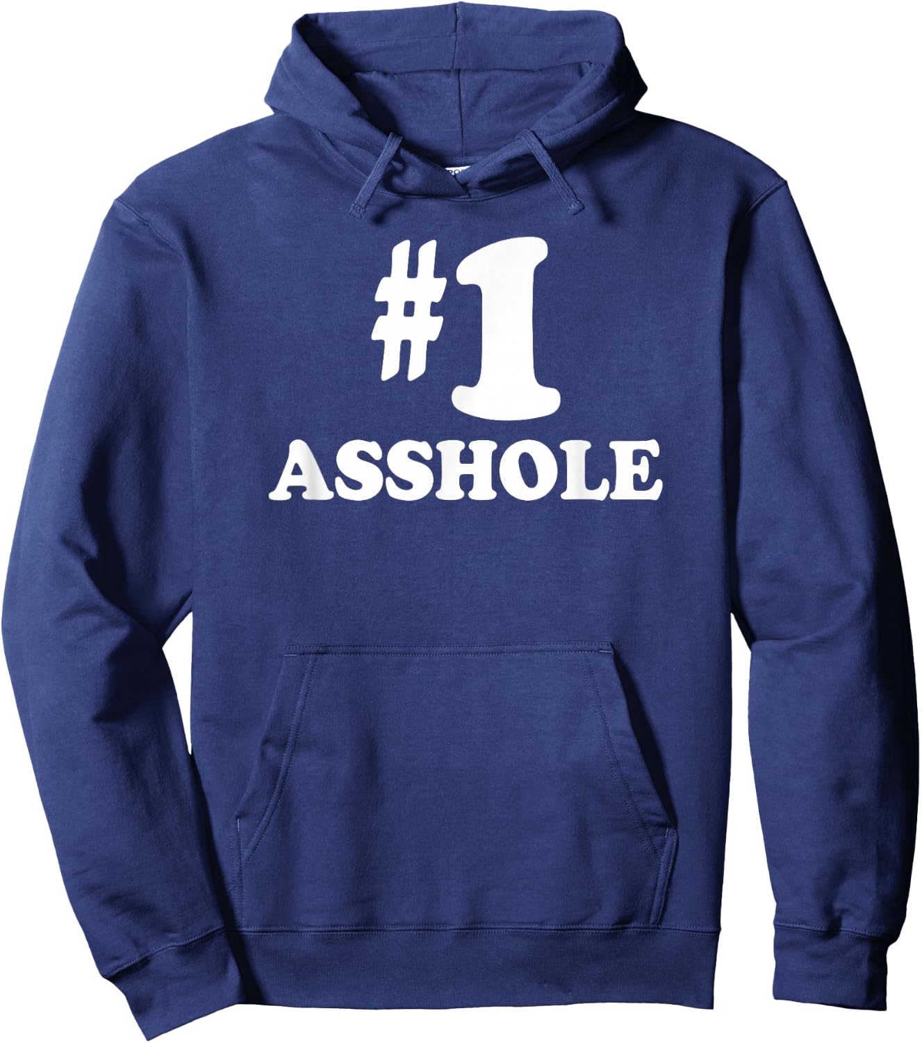 #1 Asshole T Shirt - Funny Number One Gift Hoodie - Hoodie | Navy