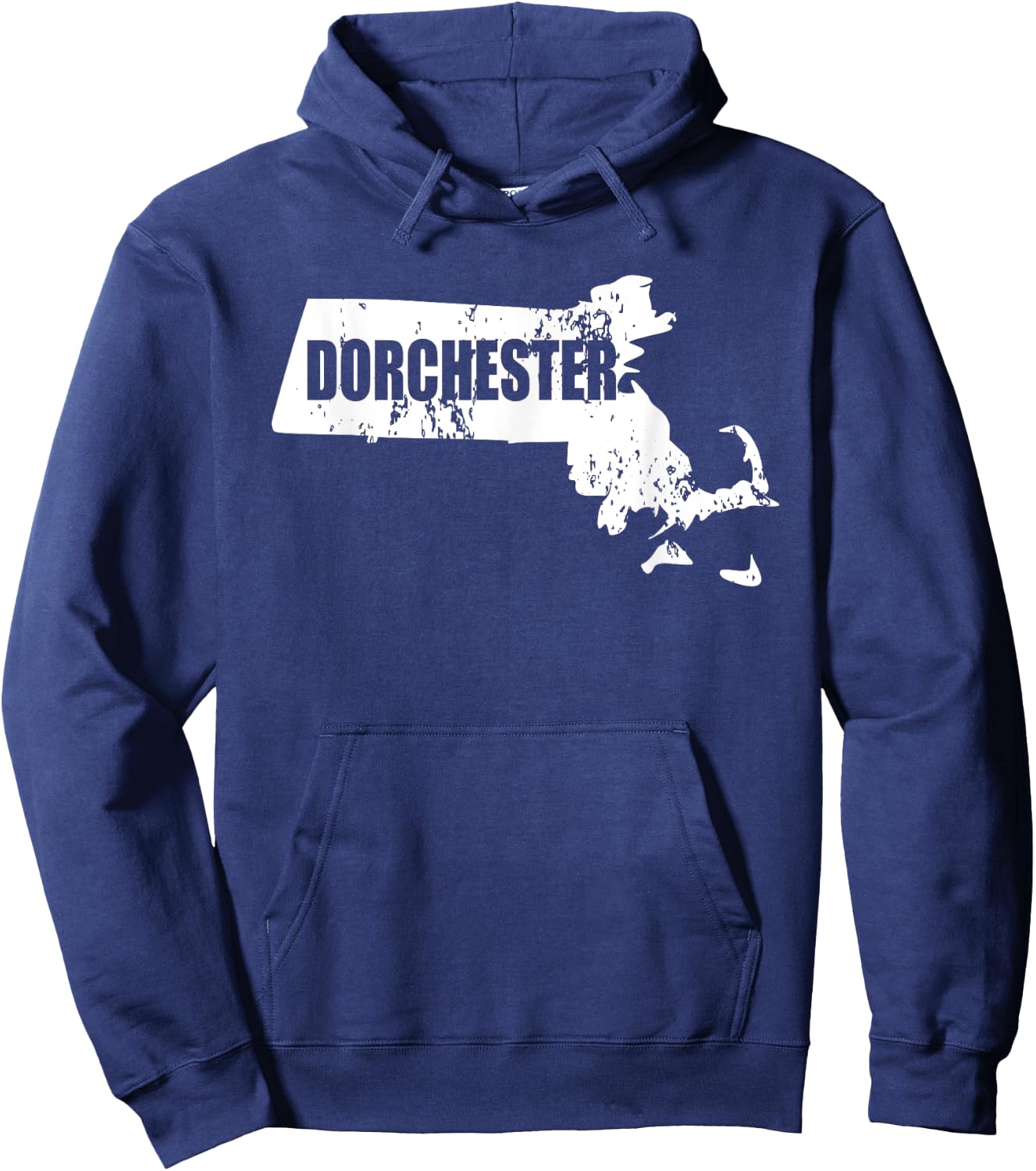 Dorchester MA Shirt Hoodie - Hoodie | Navy