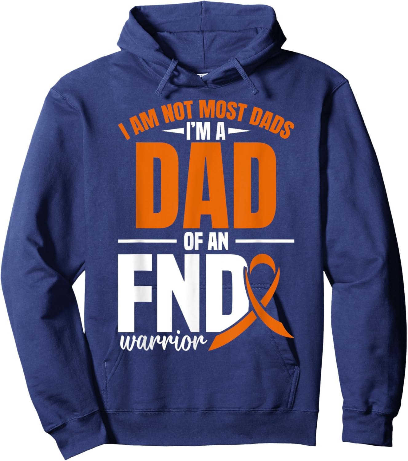 FND Awareness Month Mothers Day Mom FND Warrior Hoodie - Hoodie | Navy