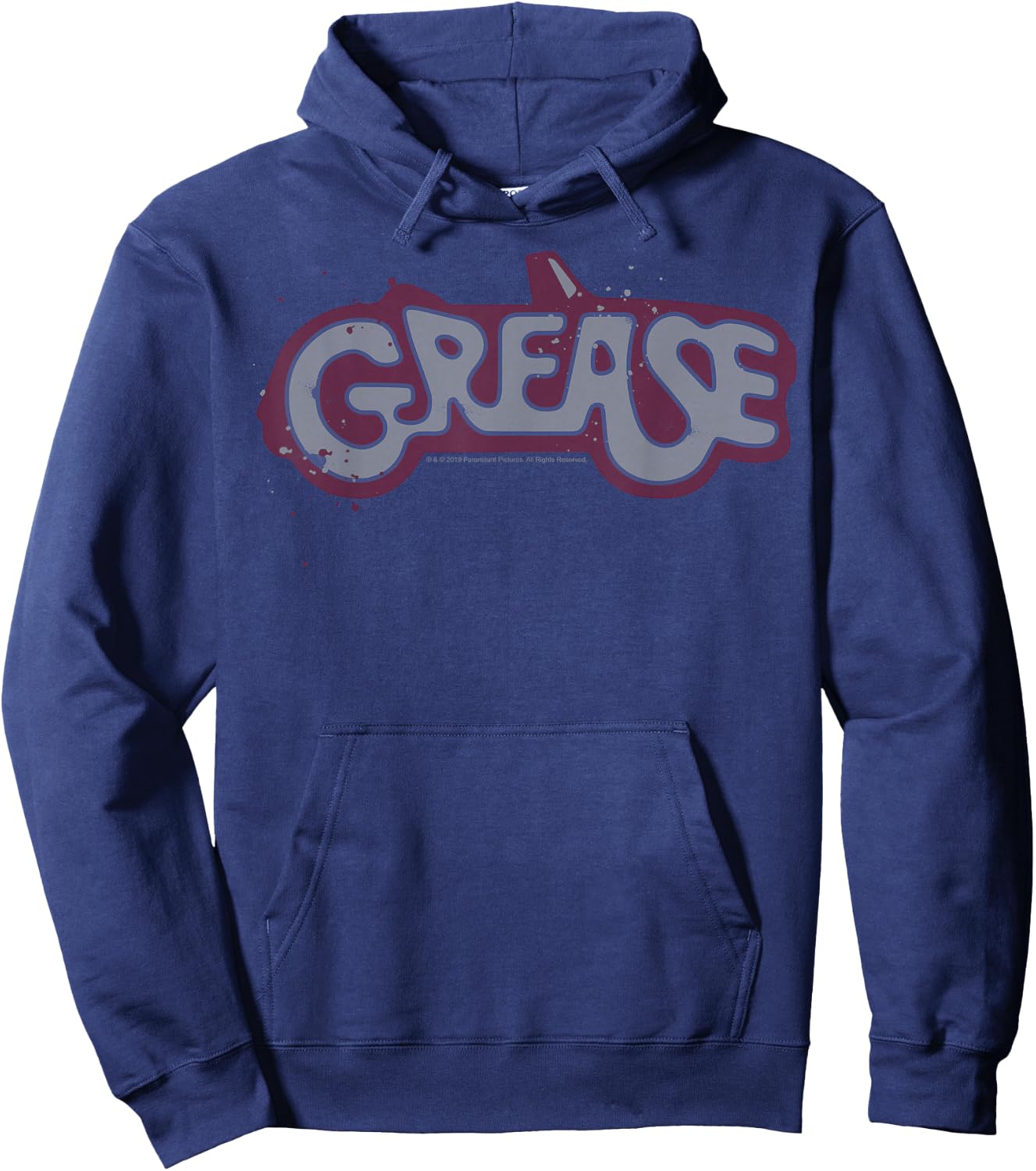 Grease Classic Title Logo Hoodie - Hoodie | Navy