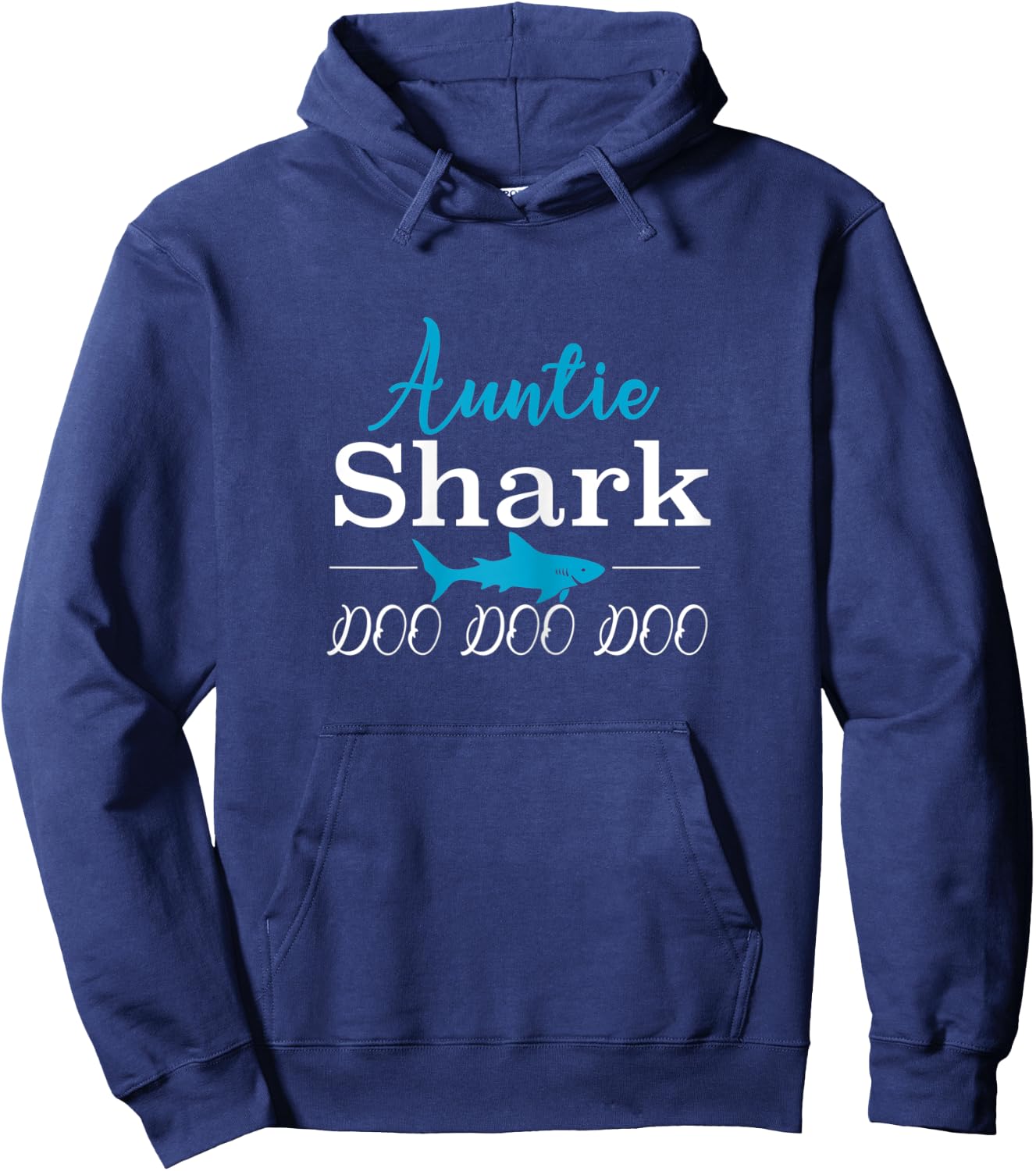 Auntie shark Hoodie - Hoodie | Navy