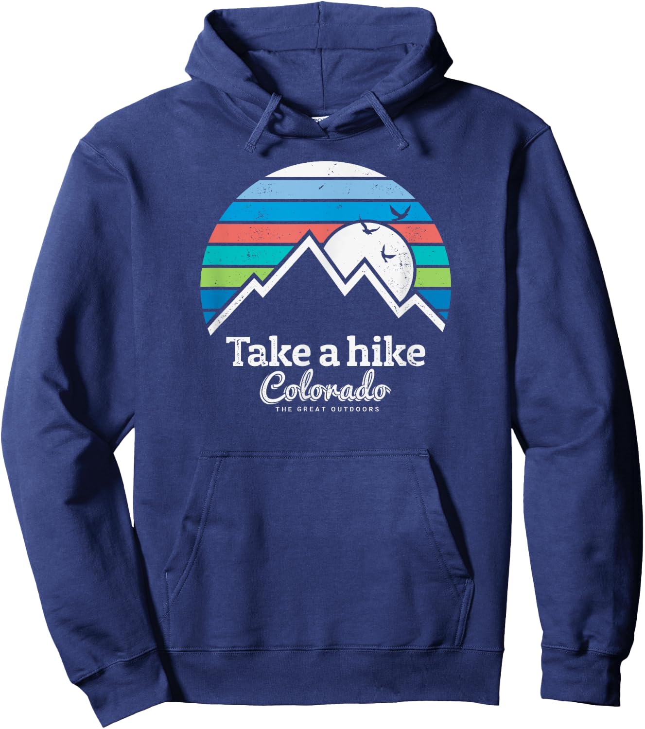 Take a Hike Colorado - Hiking Colorado Hoodie - Hoodie | Navy