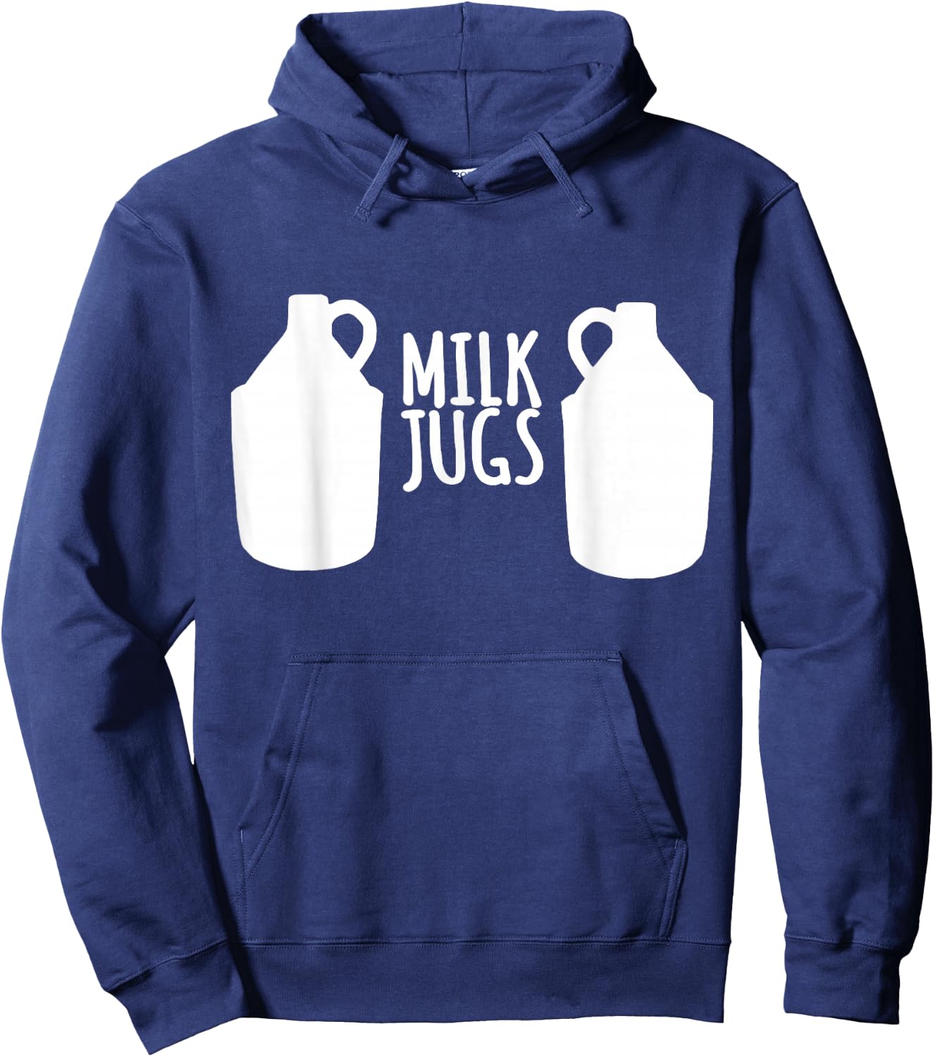 Funny Breastfeeding Shirt - Milk Jugs Support Hoodie - Hoodie | Navy