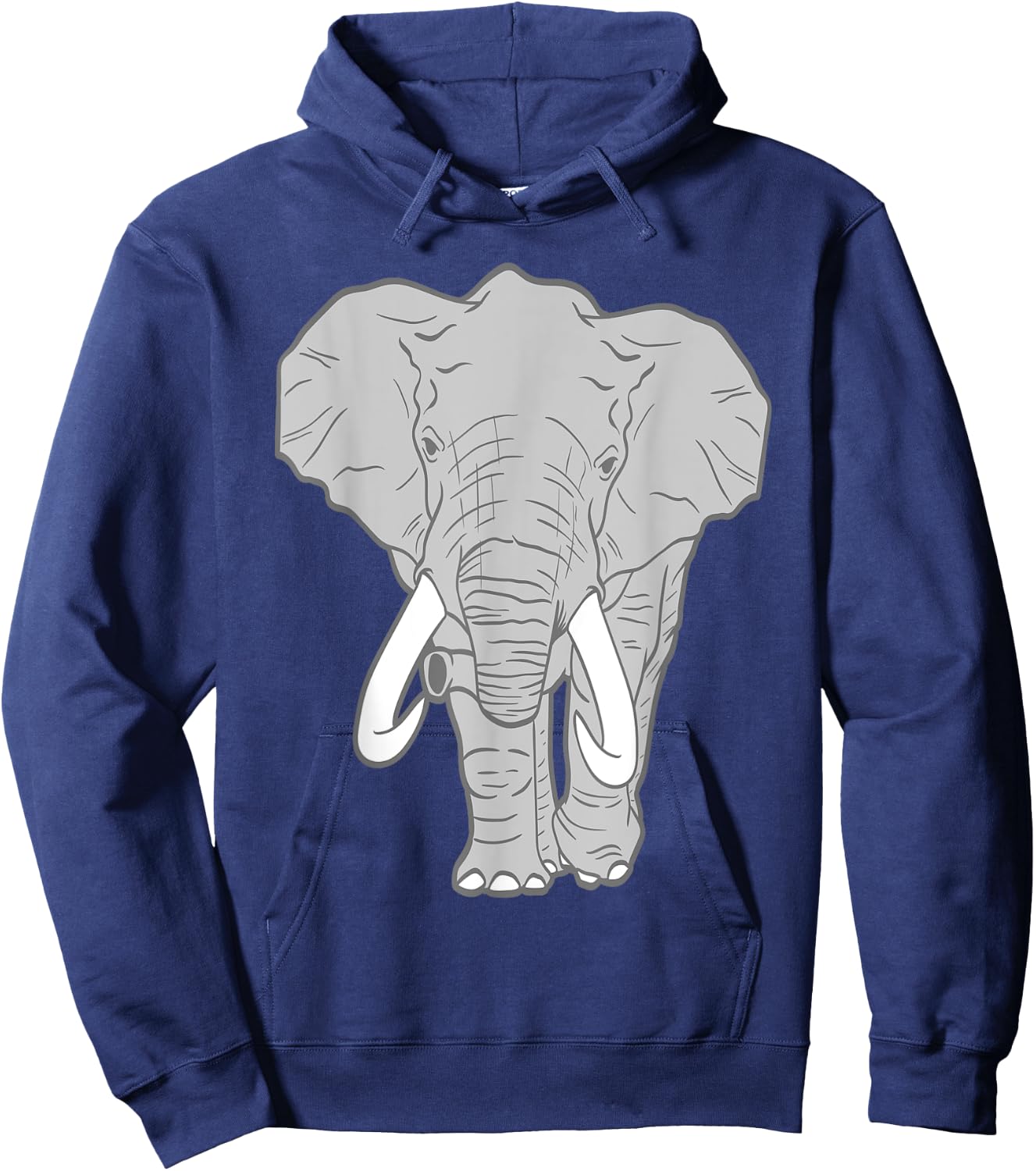 African Elephant Animal Lover Adult Hoodie - Hoodie | Navy