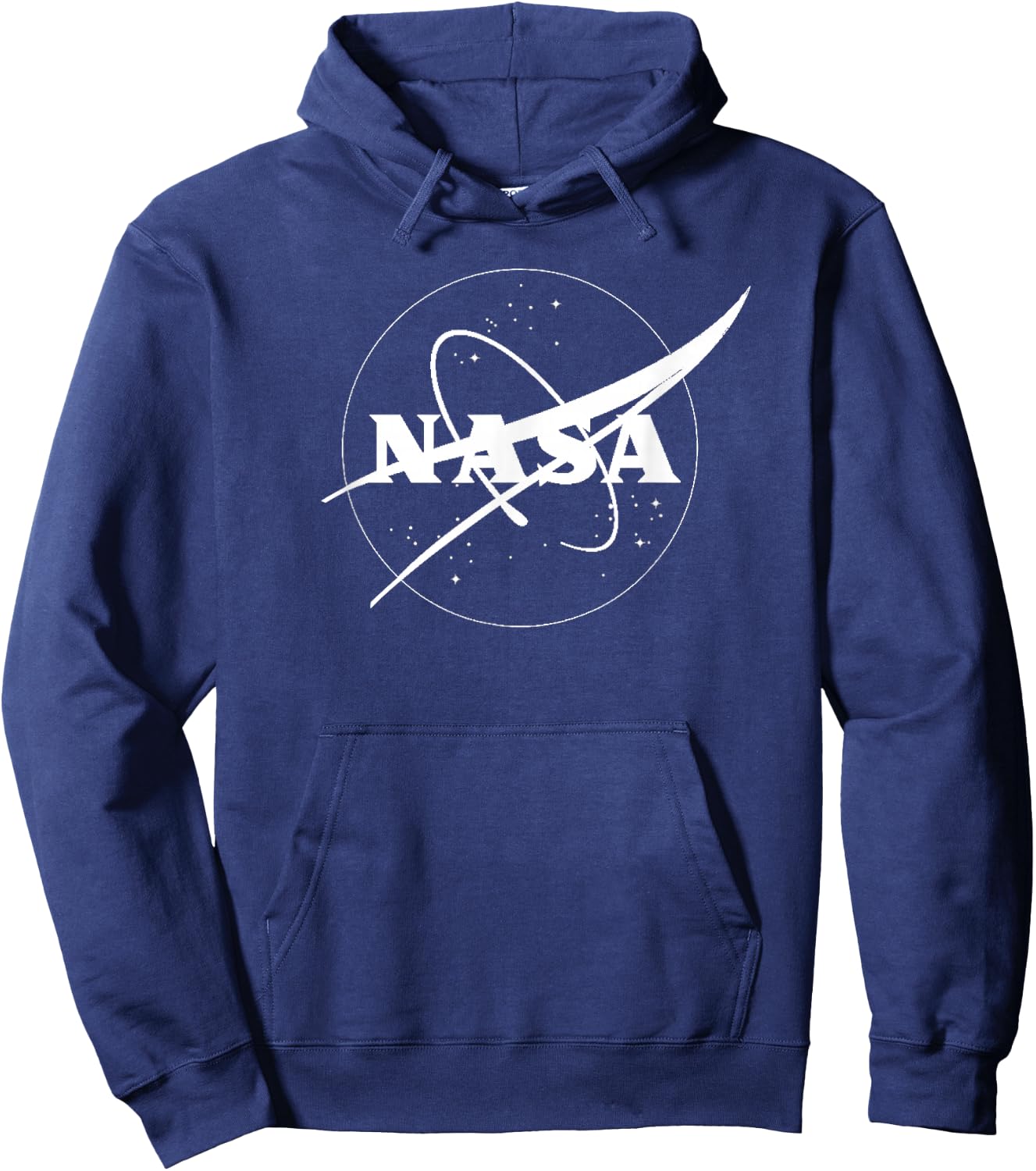 One Color NASA Insignia Logo Hoodie - Hoodie | Navy