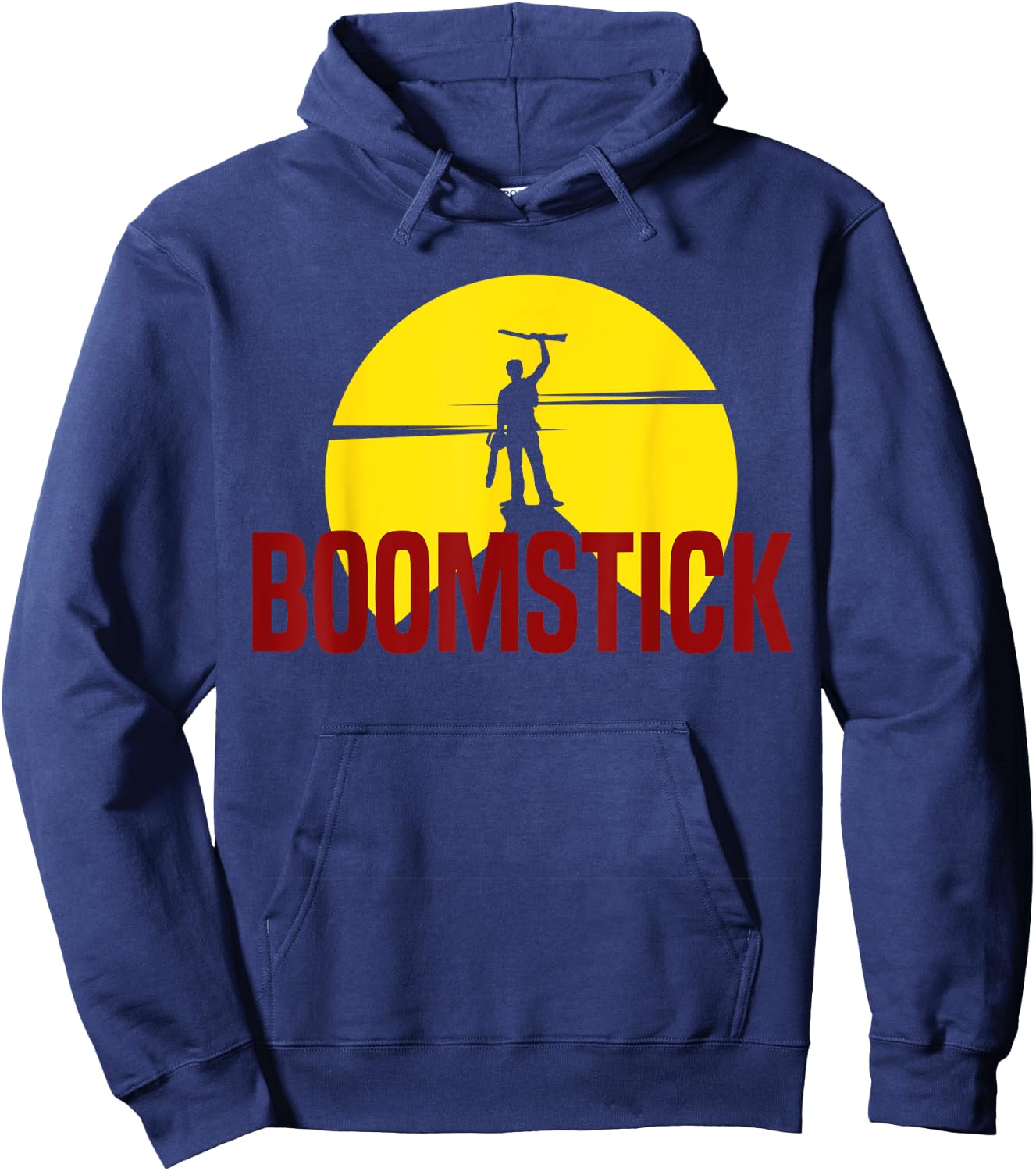This Is My Boomstick Shotgun Dead Red Evil Hoodie - Hoodie | Navy