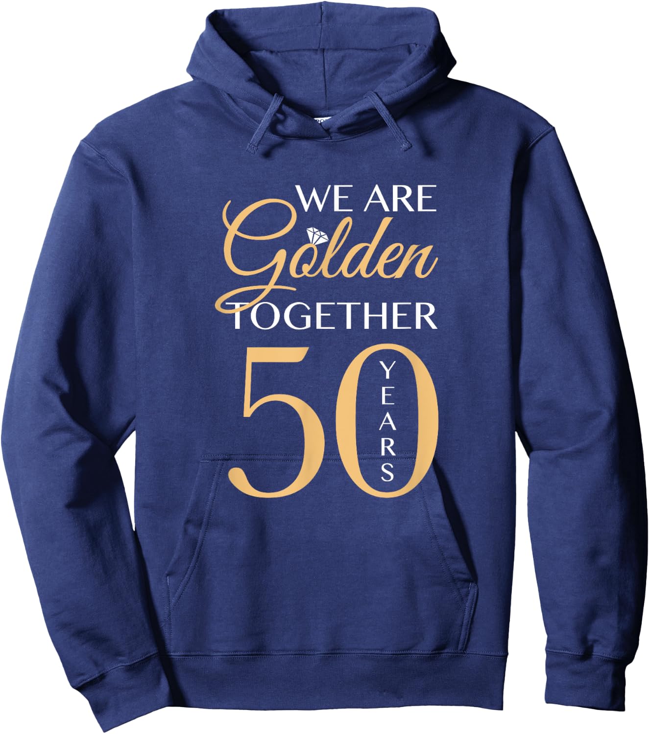 50th Wedding Anniversary Hoodie - Hoodie | Navy