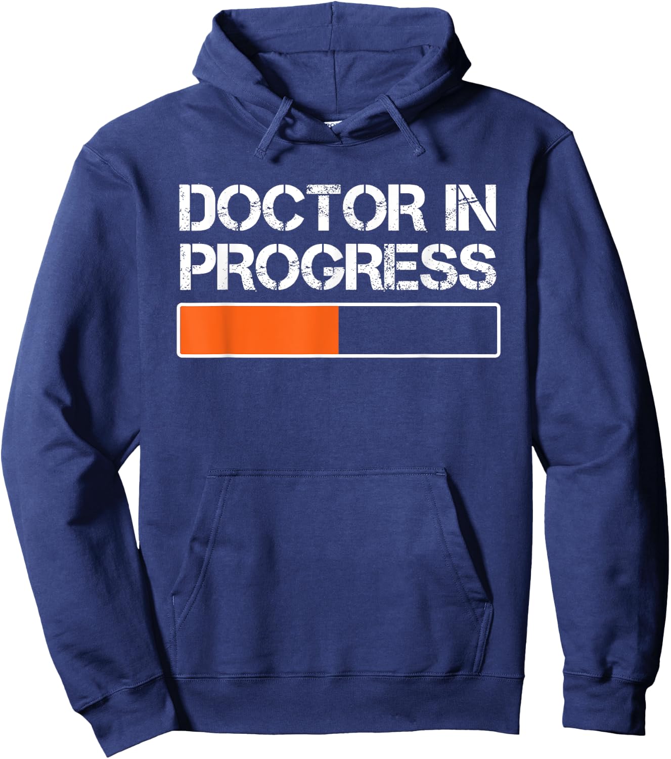 Doctor In Progress Funny Med School Student Hoodie - Hoodie | Navy