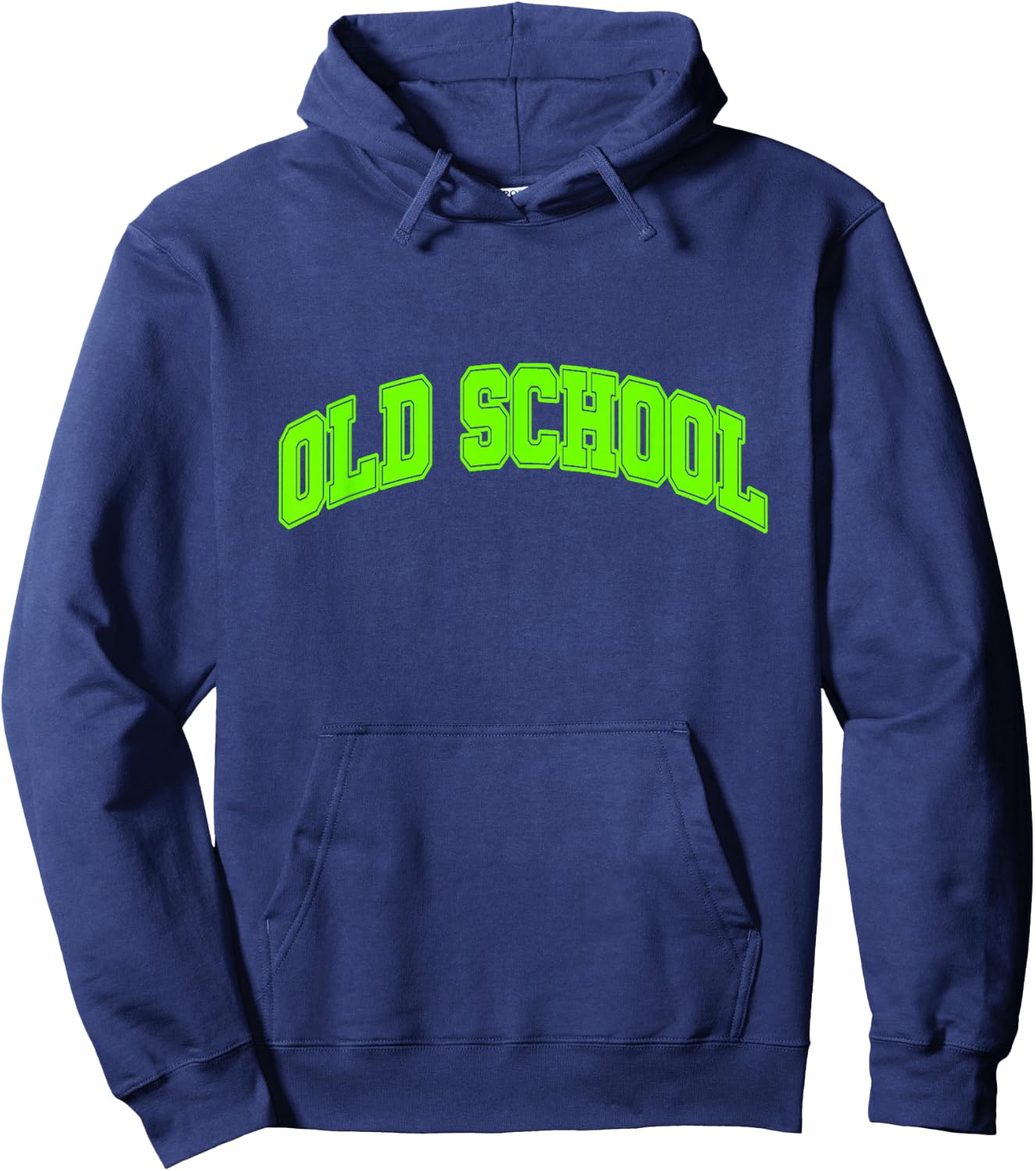Green Graphic Old School Green Graphic Hoodie - Hoodie | Navy