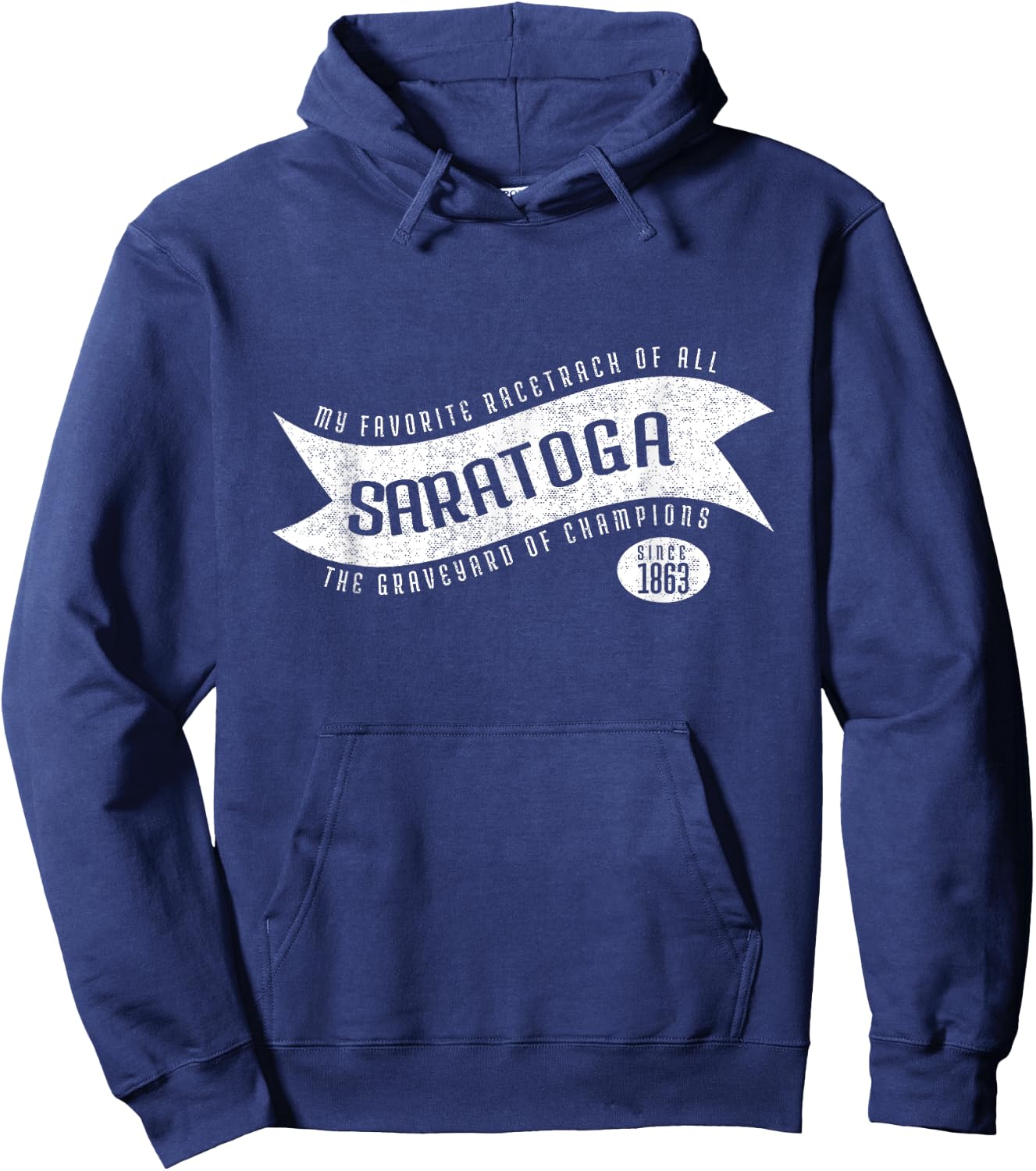 Saratoga Race Fan, The Graveyard of Champions Hoodie - Hoodie | Navy