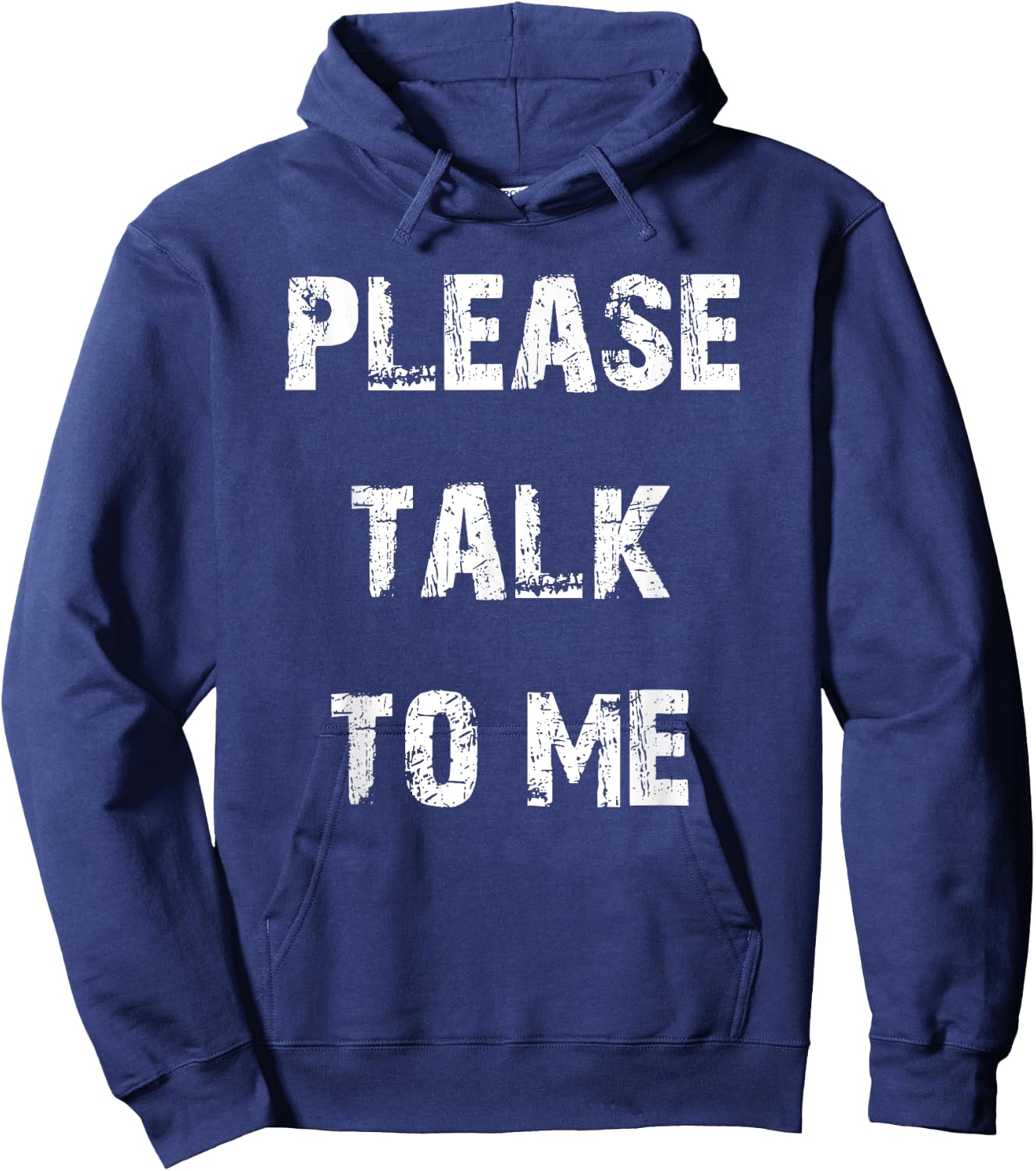 Please Talk to Me Hoodie - Hoodie | Navy