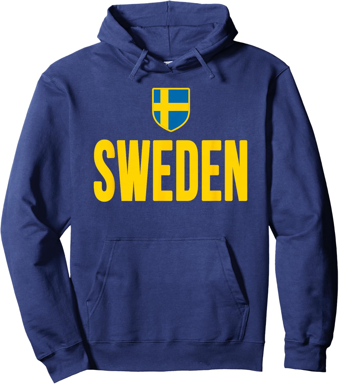 Sweden Swedish Flag Sverige Gift Love Souvenir Hoodie - Hoodie | Navy