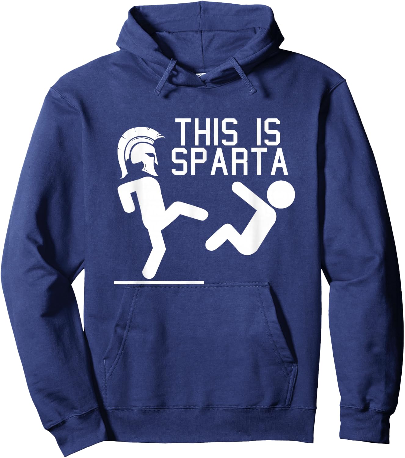 This Is Sparta Funny Hoodie - Hoodie | Navy