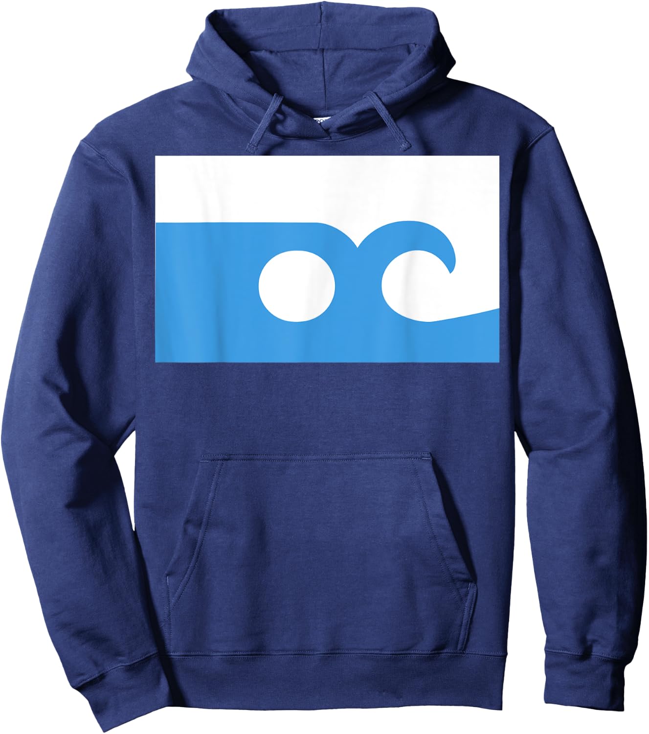 Flag of Ocean City Maryland T Shirt Hoodie - Hoodie | Navy