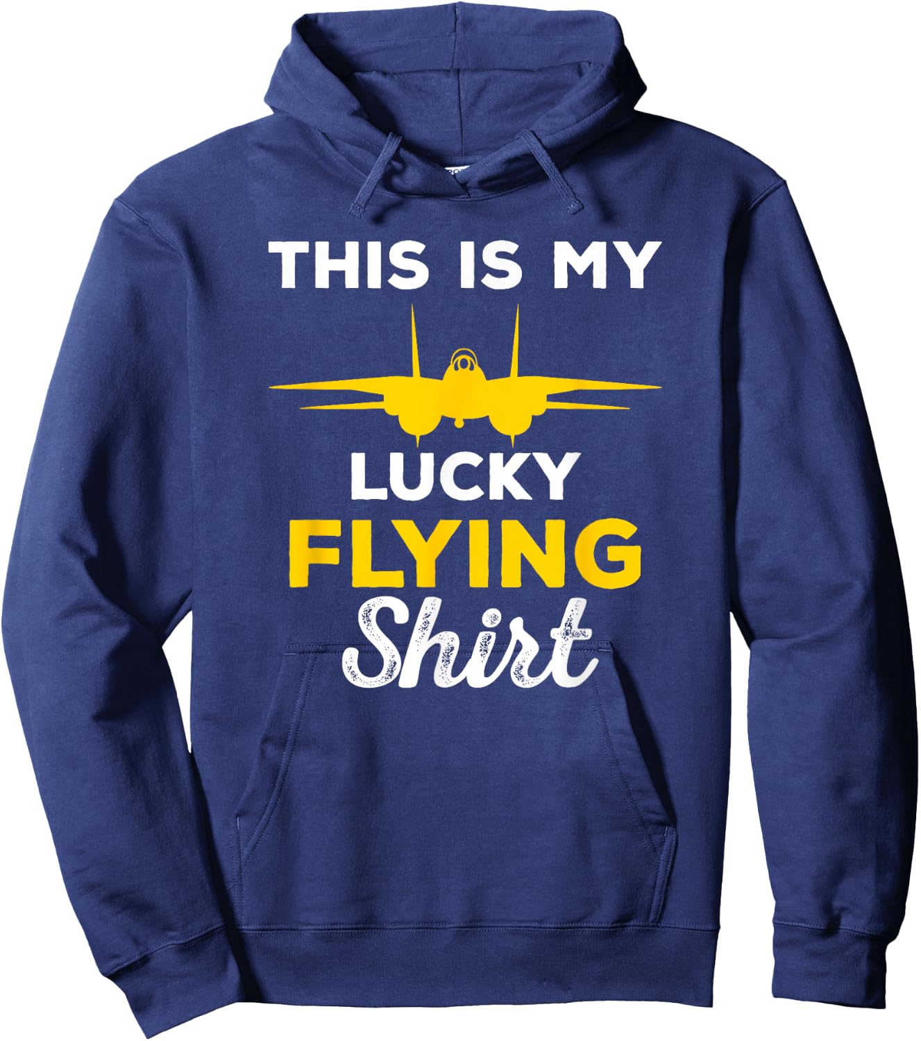This Is My Lucky Flying Shirt Funny Airplane Hoodie - Hoodie | Navy