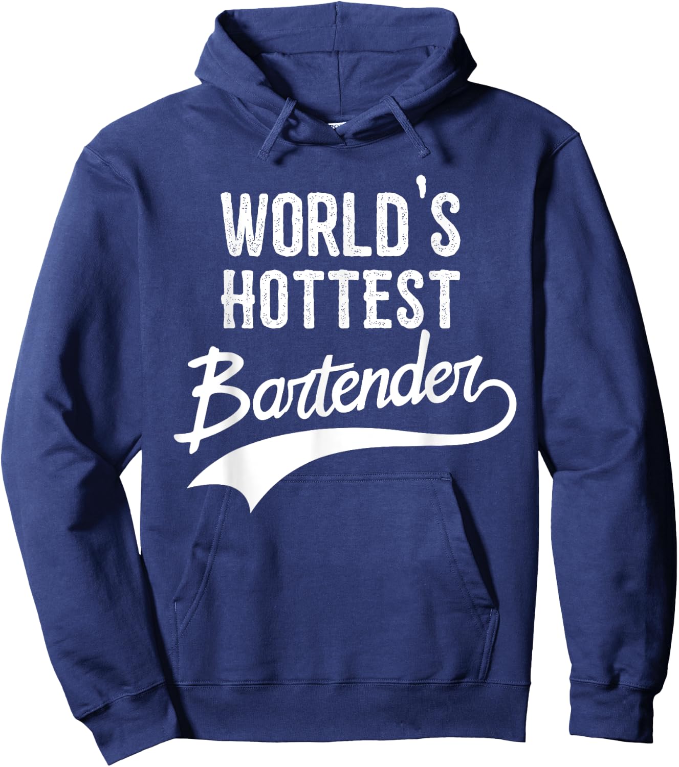 World's Hottest Bartender Funny Bartender Gift Hoodie - Hoodie | Navy