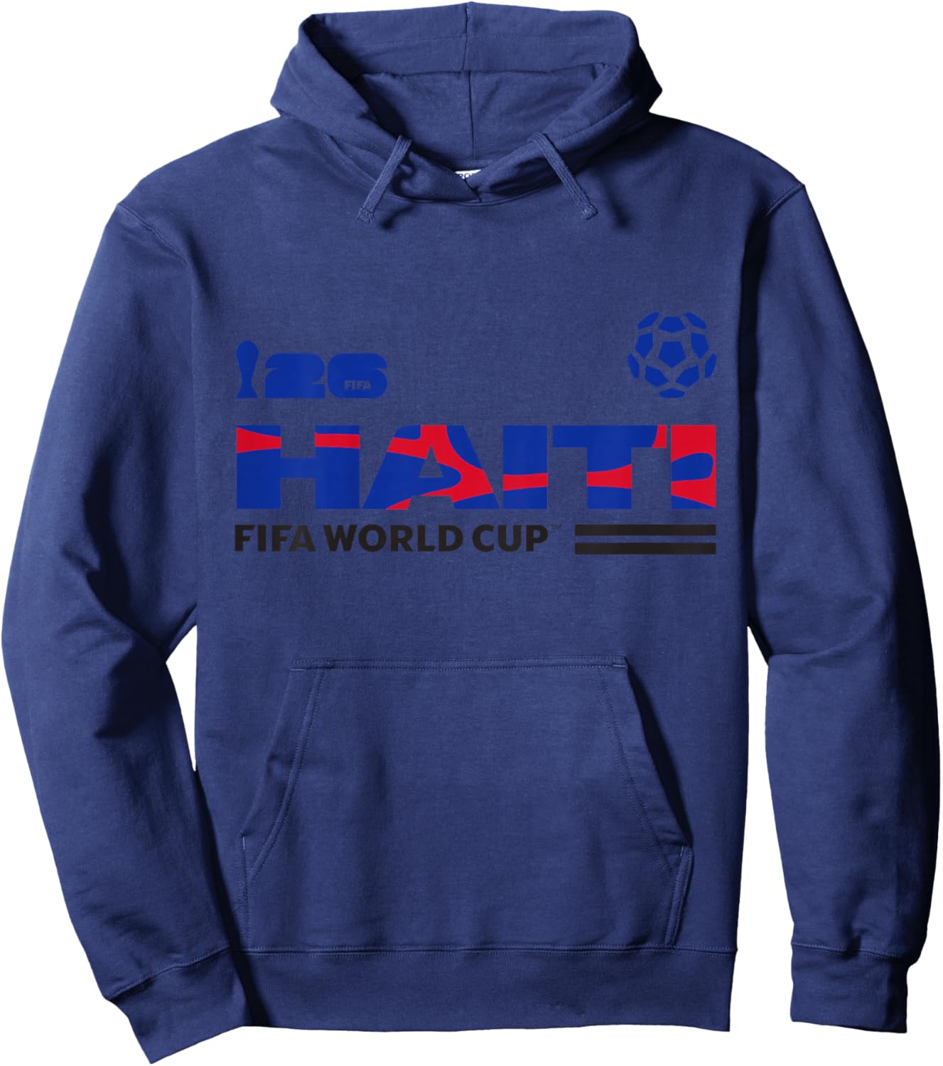 Kids FIFA World CUP26 Qualifier Haiti Hoodie - Hoodie | Navy