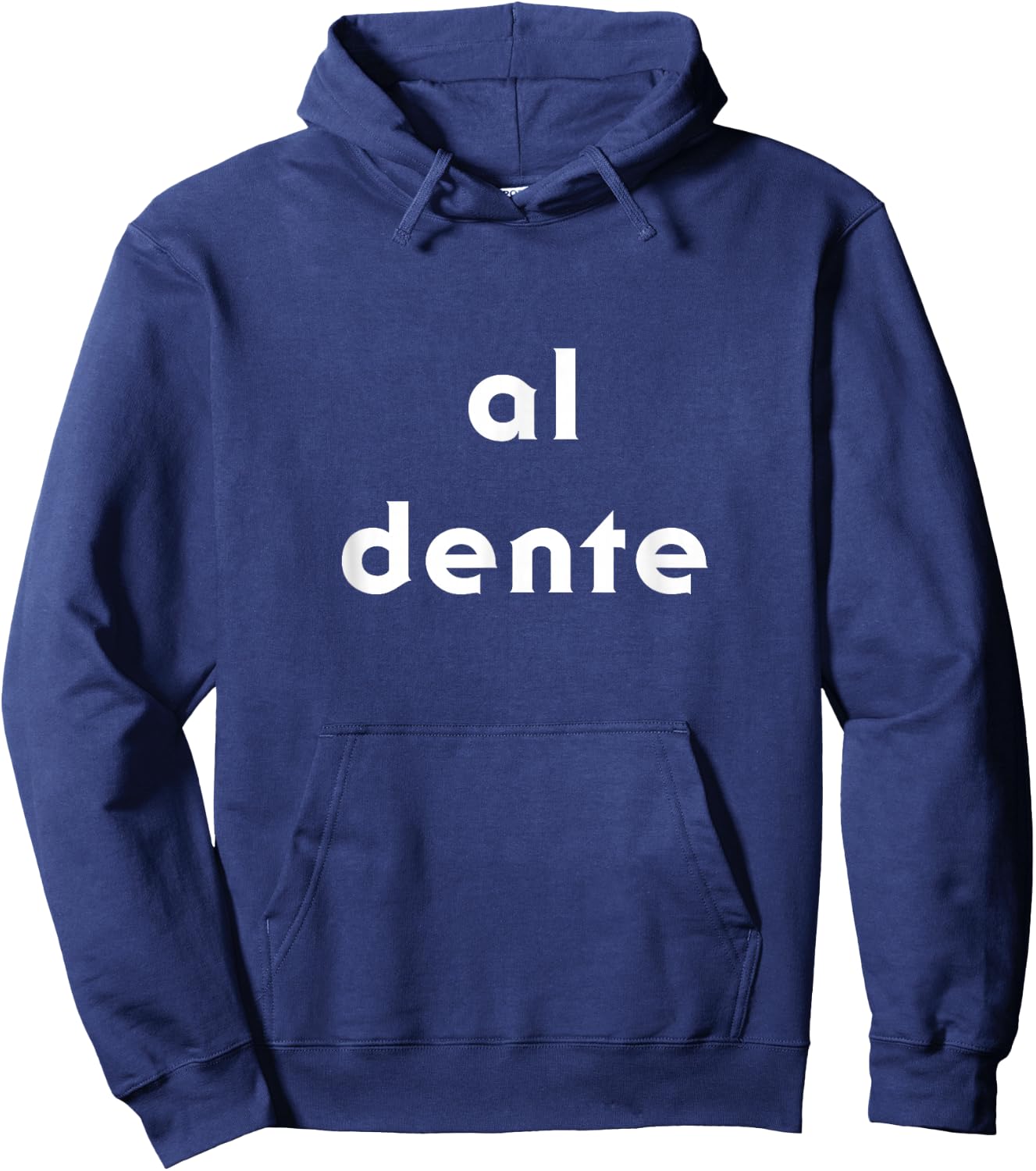 Al Dente Pasta Italian Carb Lover Hoodie - Hoodie | Navy