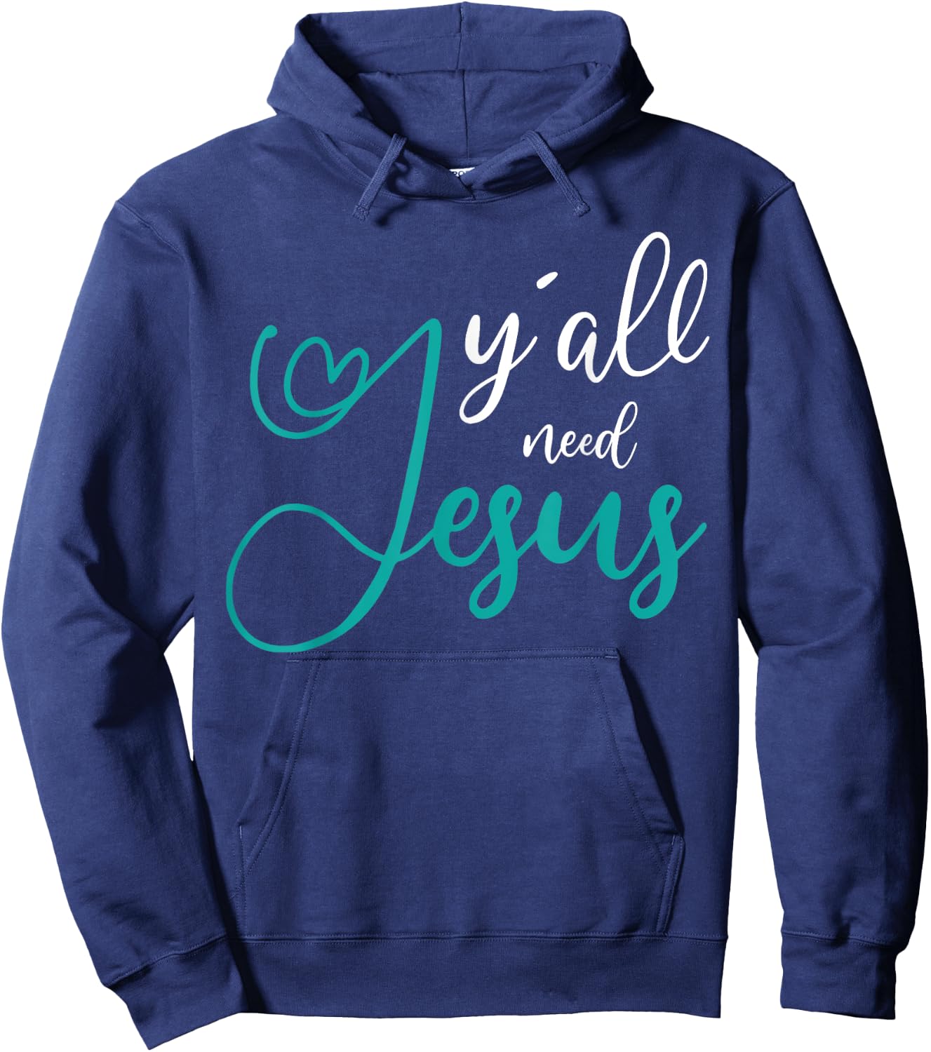 Yall need Jesus Hoodie - Hoodie | Navy