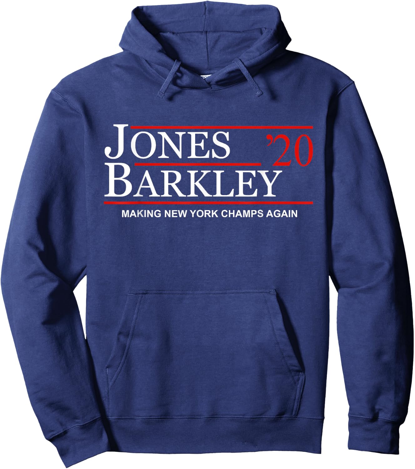 Jones-Barkley 2020 make New York champs again Hoodie - Hoodie | Navy