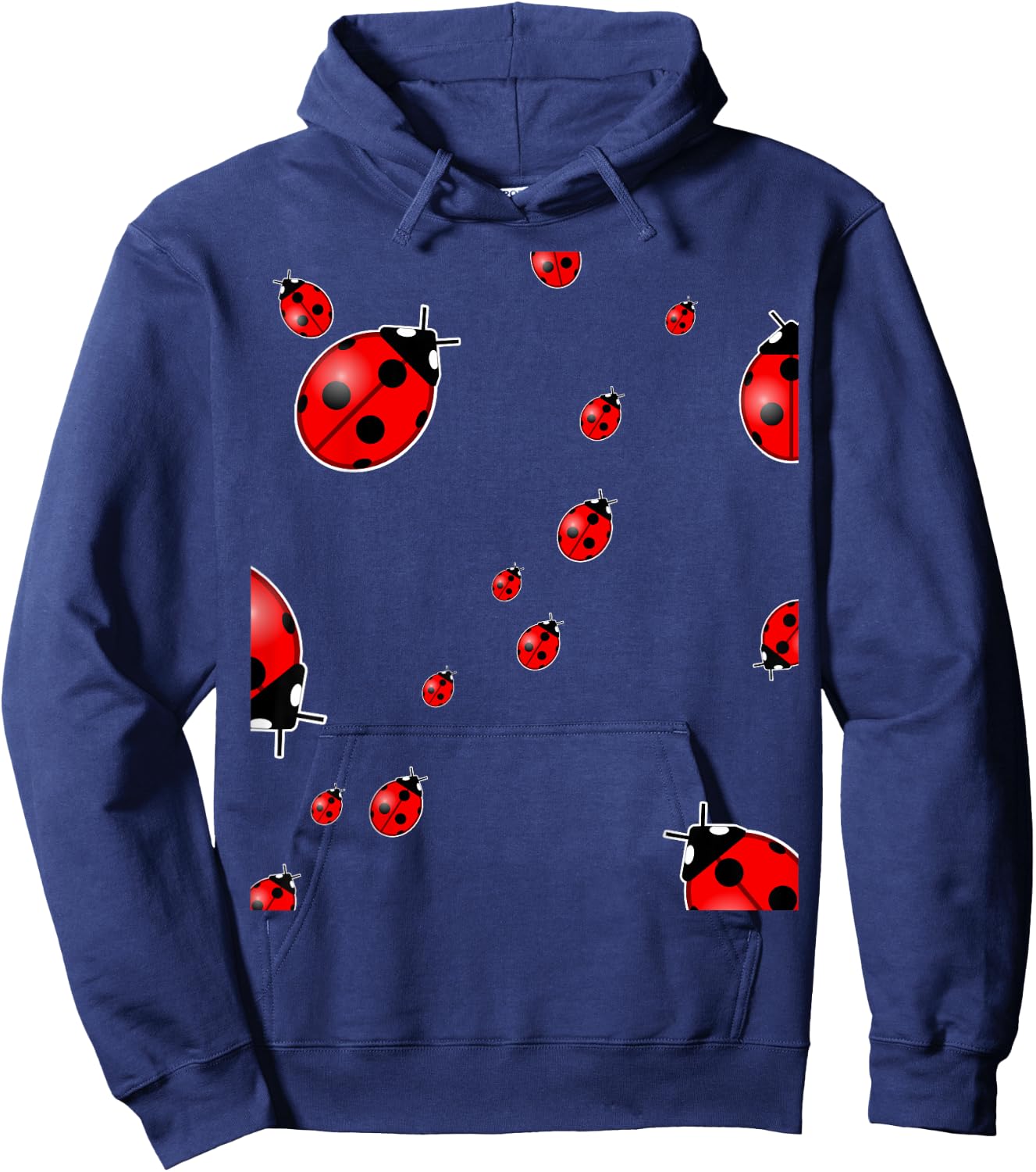 Ladybird Cute Ladybugs Bugs Lover Gift Hoodie - Hoodie | Navy