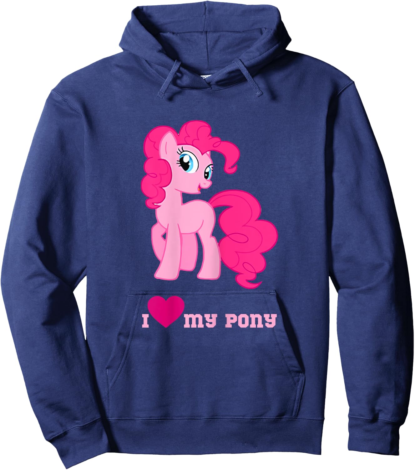 I love my cute little pony Fantasy pet Hoodie - Hoodie | Navy