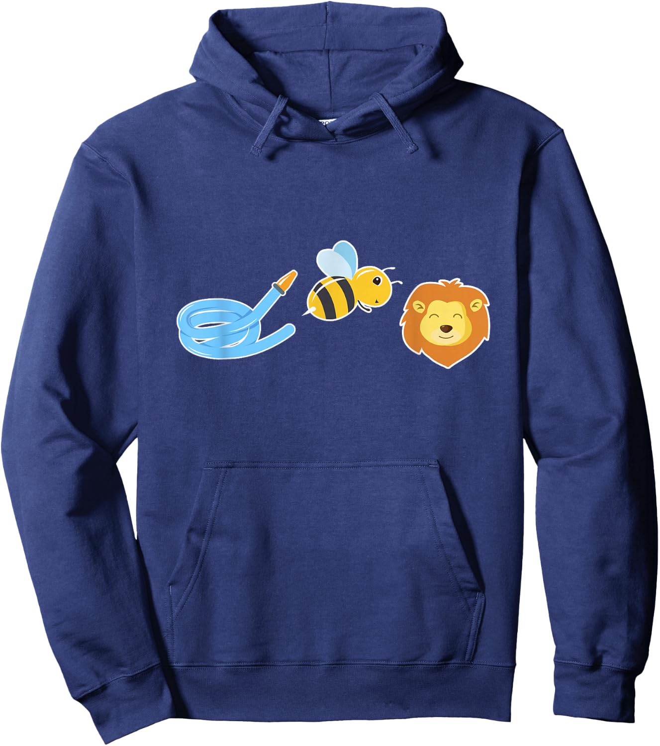 Hose Bee Lion , Funny , Animal Shirt Hoodie - Hoodie | Navy