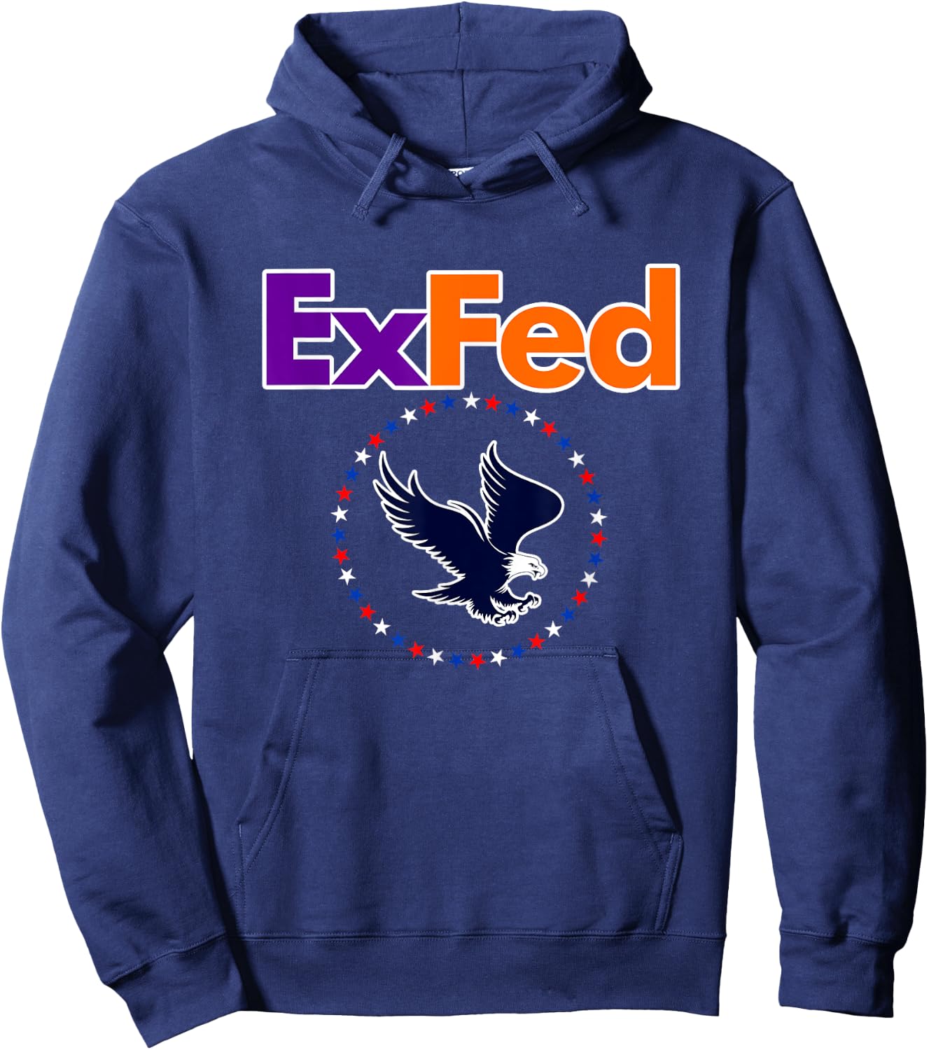 Funny Retired Federal Government Worker EX FED Hoodie - Hoodie | Navy