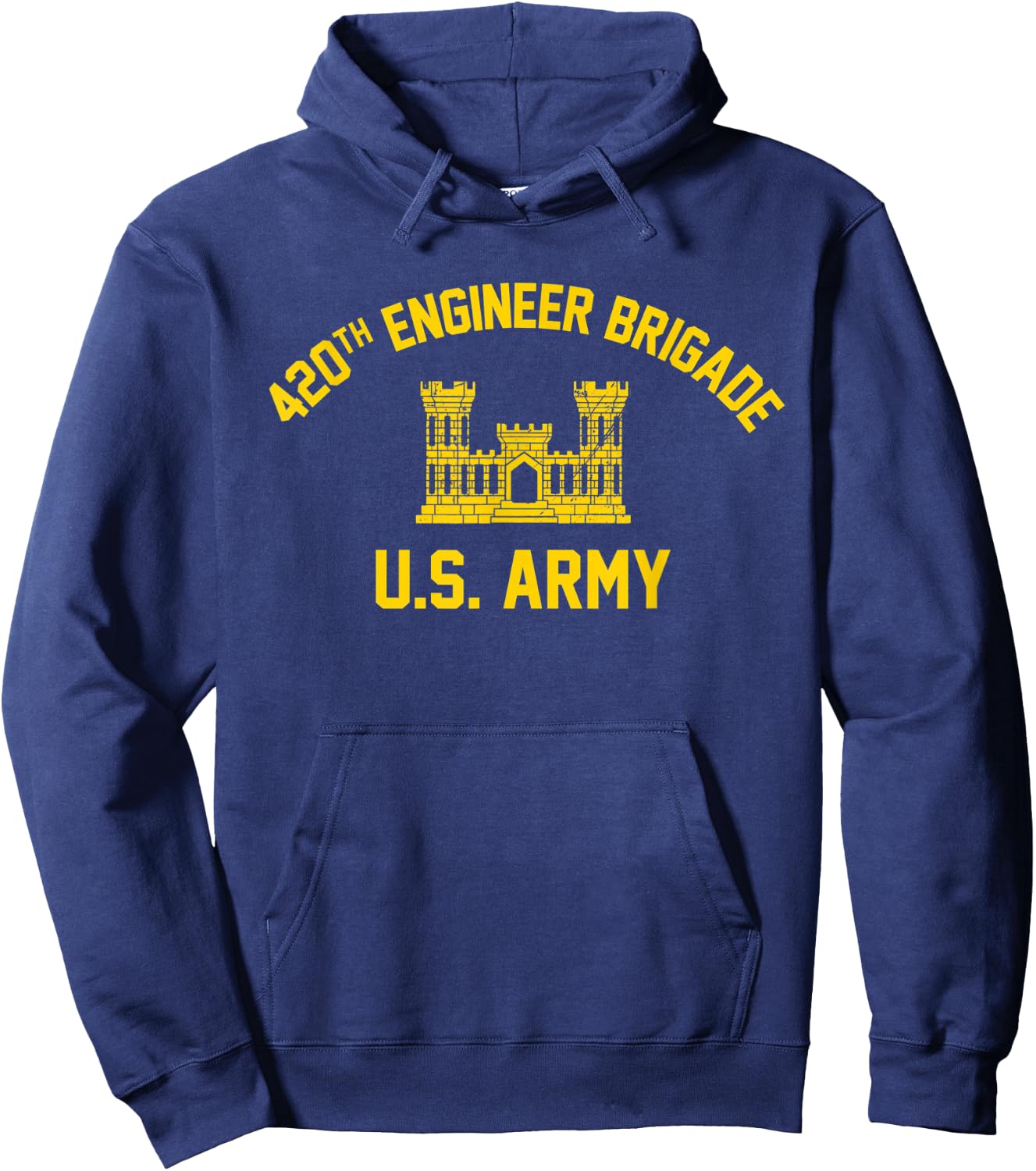420th Engineer Brigade Hoodie - Hoodie | Navy