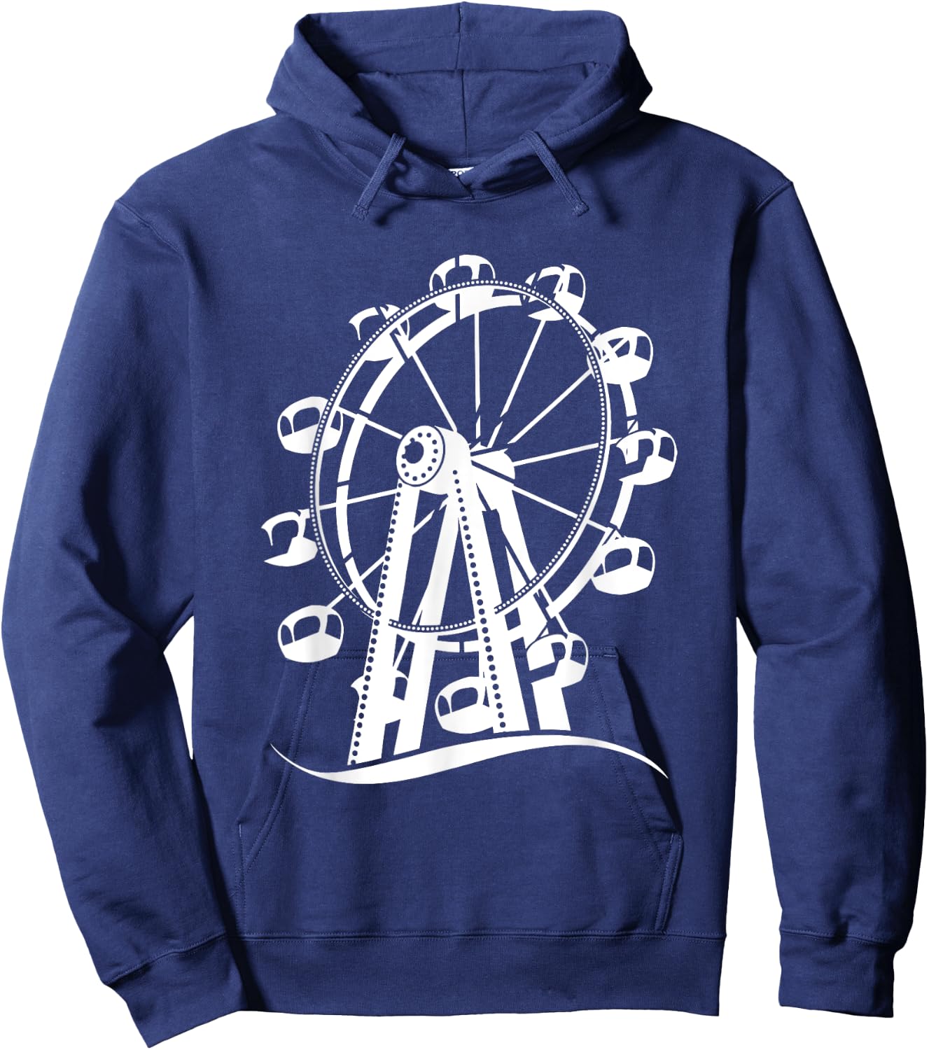 Ferris Wheel Adventure Ride Family Day Carnival Hoodie - Hoodie | Navy