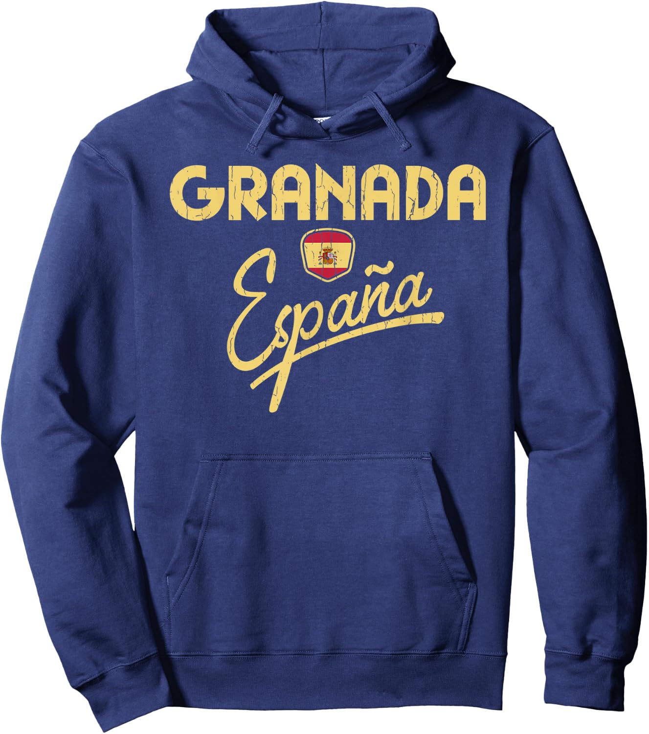 Granada Spain - Spanish Flag Granada Espana Hoodie - Hoodie | Navy