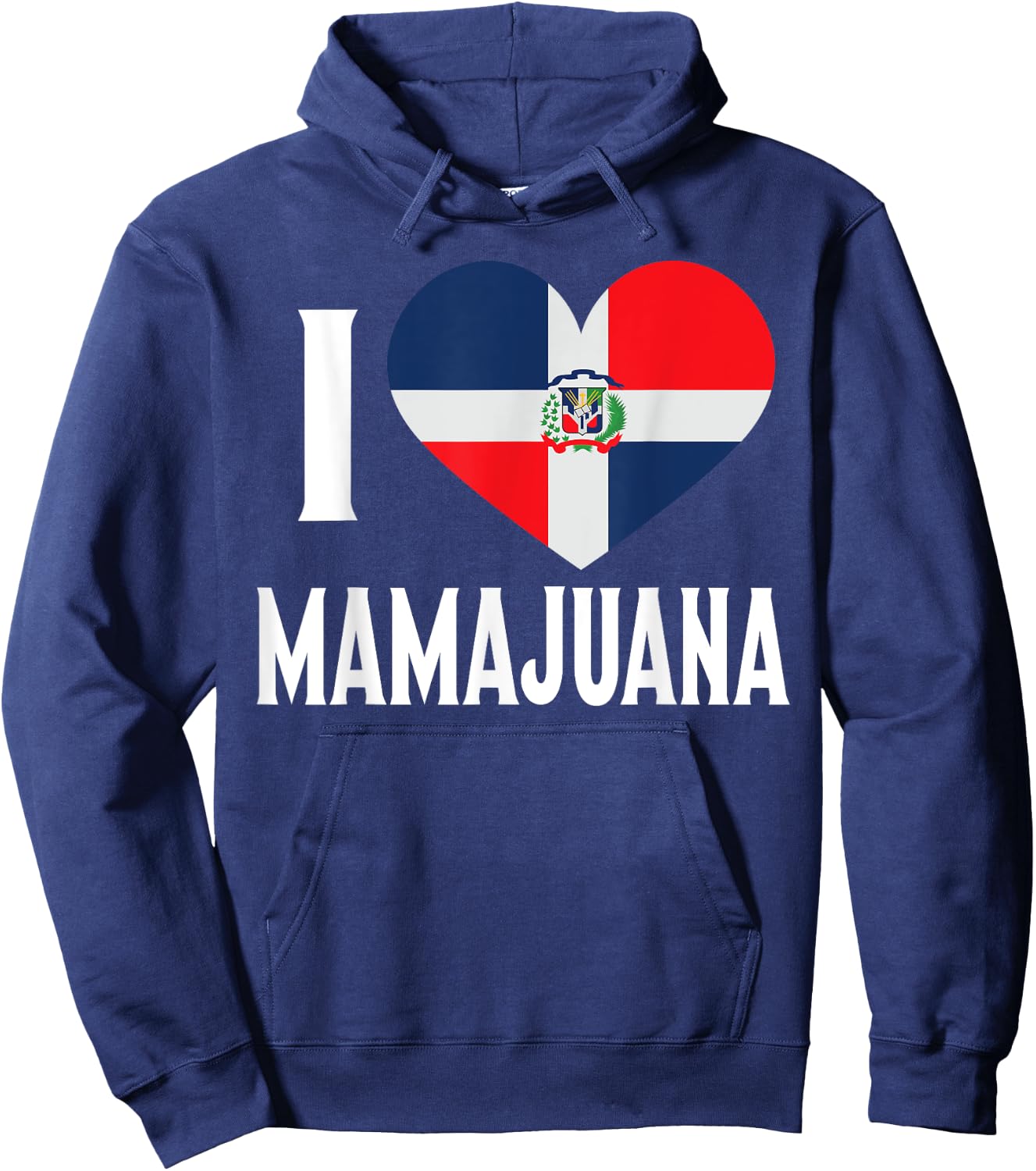 Mamajuana I Love Dominican Republican Drinking Hoodie - Hoodie | Navy