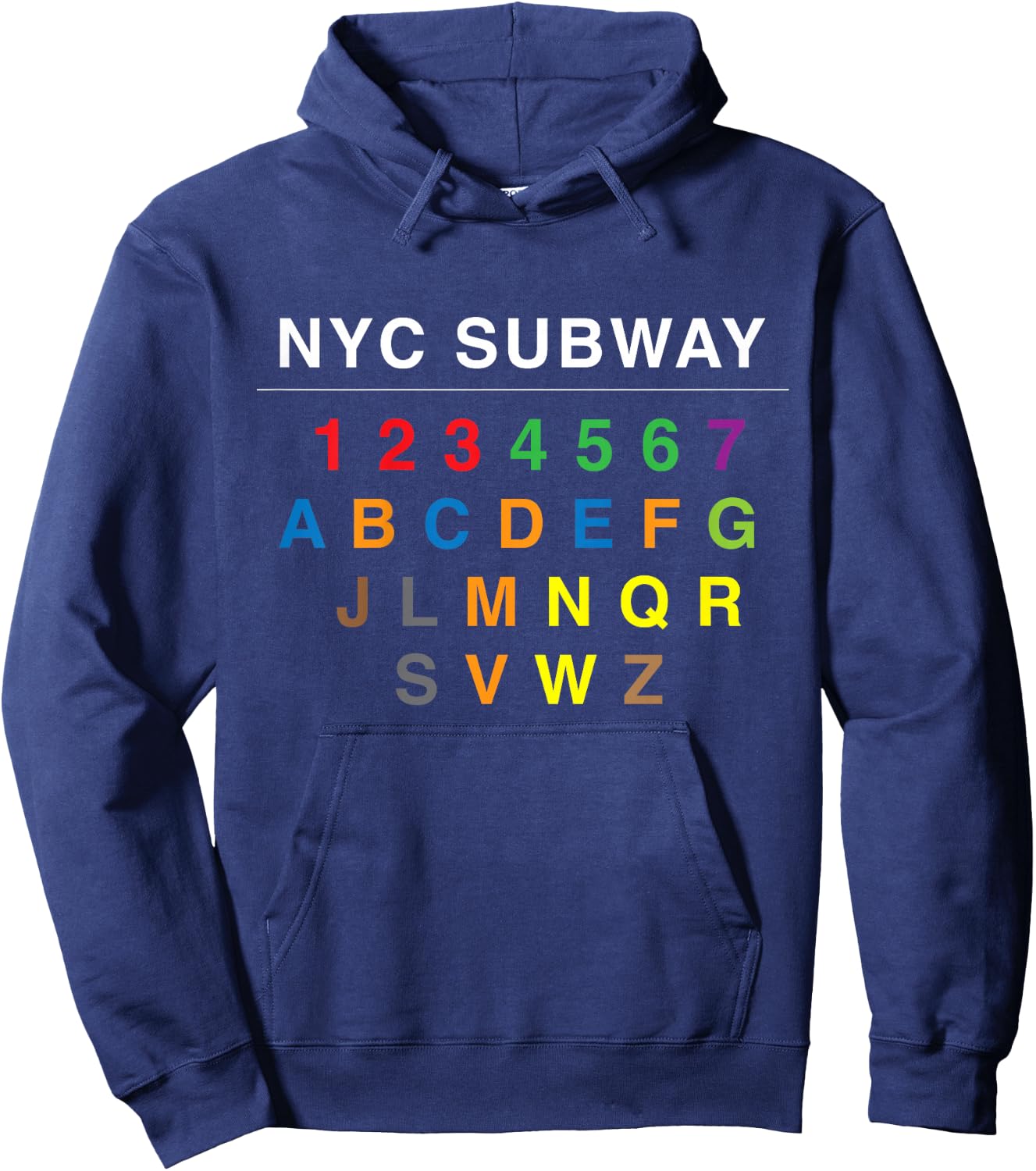 NYC Subways for Kids Hoodie - Hoodie | Navy
