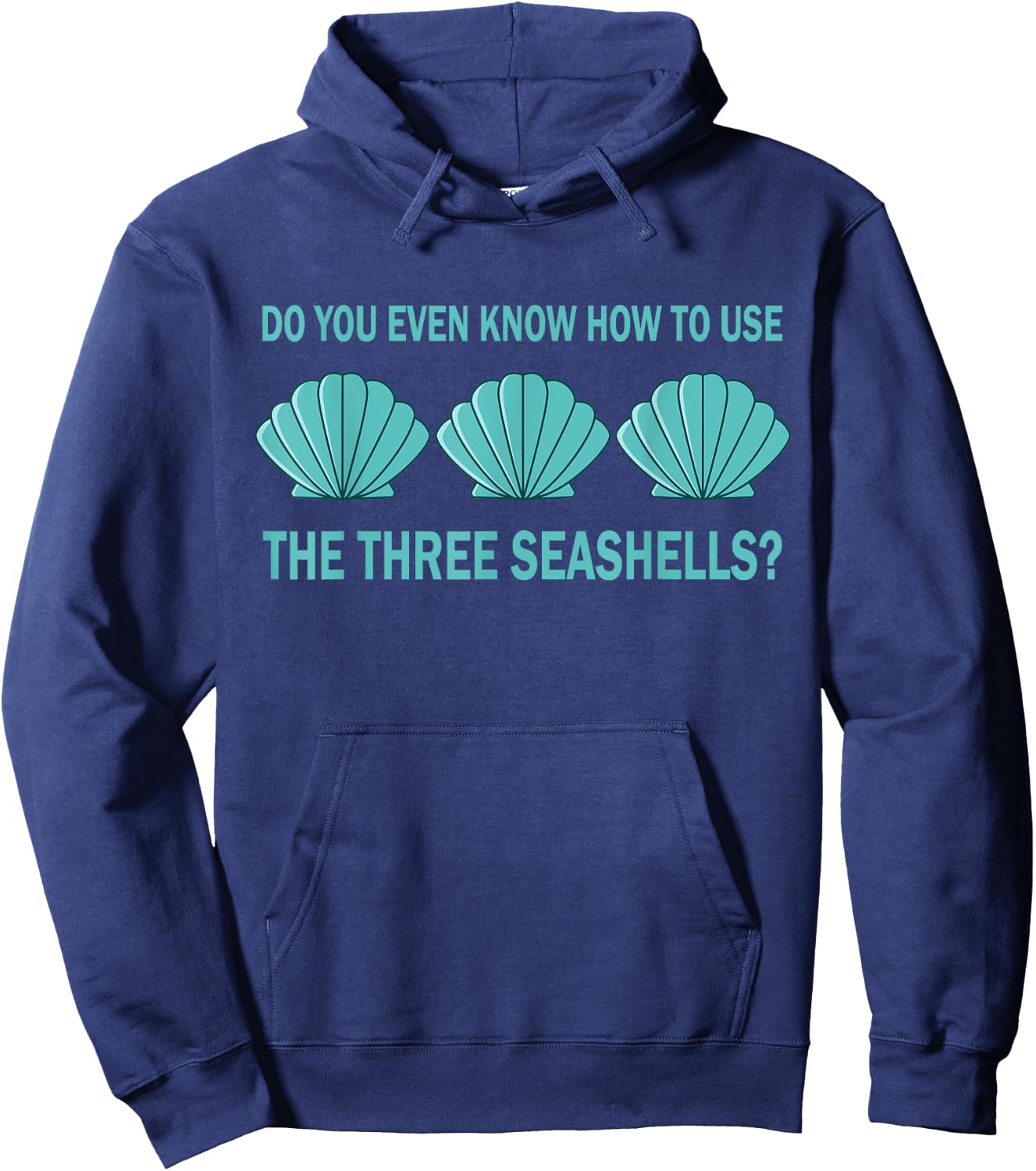 Three Seashells Demolition Man Meme Gift Hoodie - Hoodie | Navy