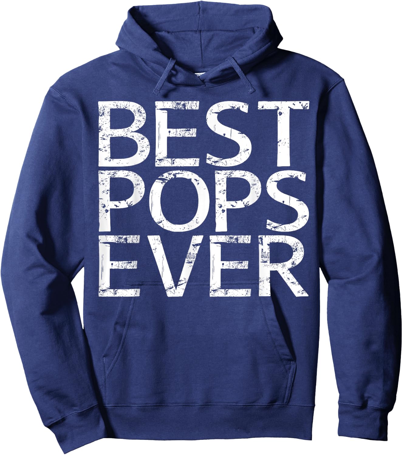 Best Pops Ever Shirt Men Grandpa Fathers Day Hoodie - Hoodie | Navy