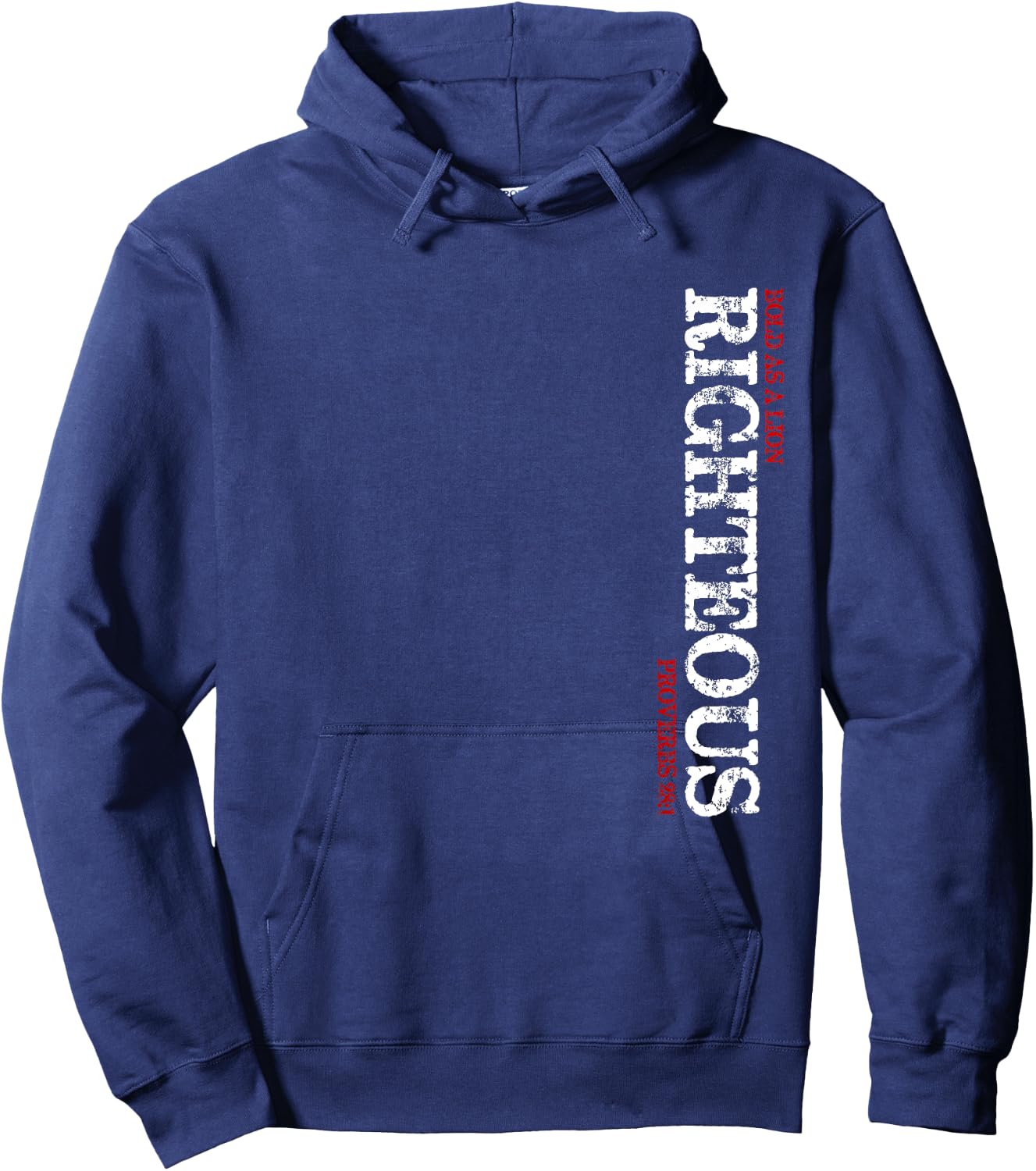 Bold as a Lion Righteous Faith Hoodie - Hoodie | Navy