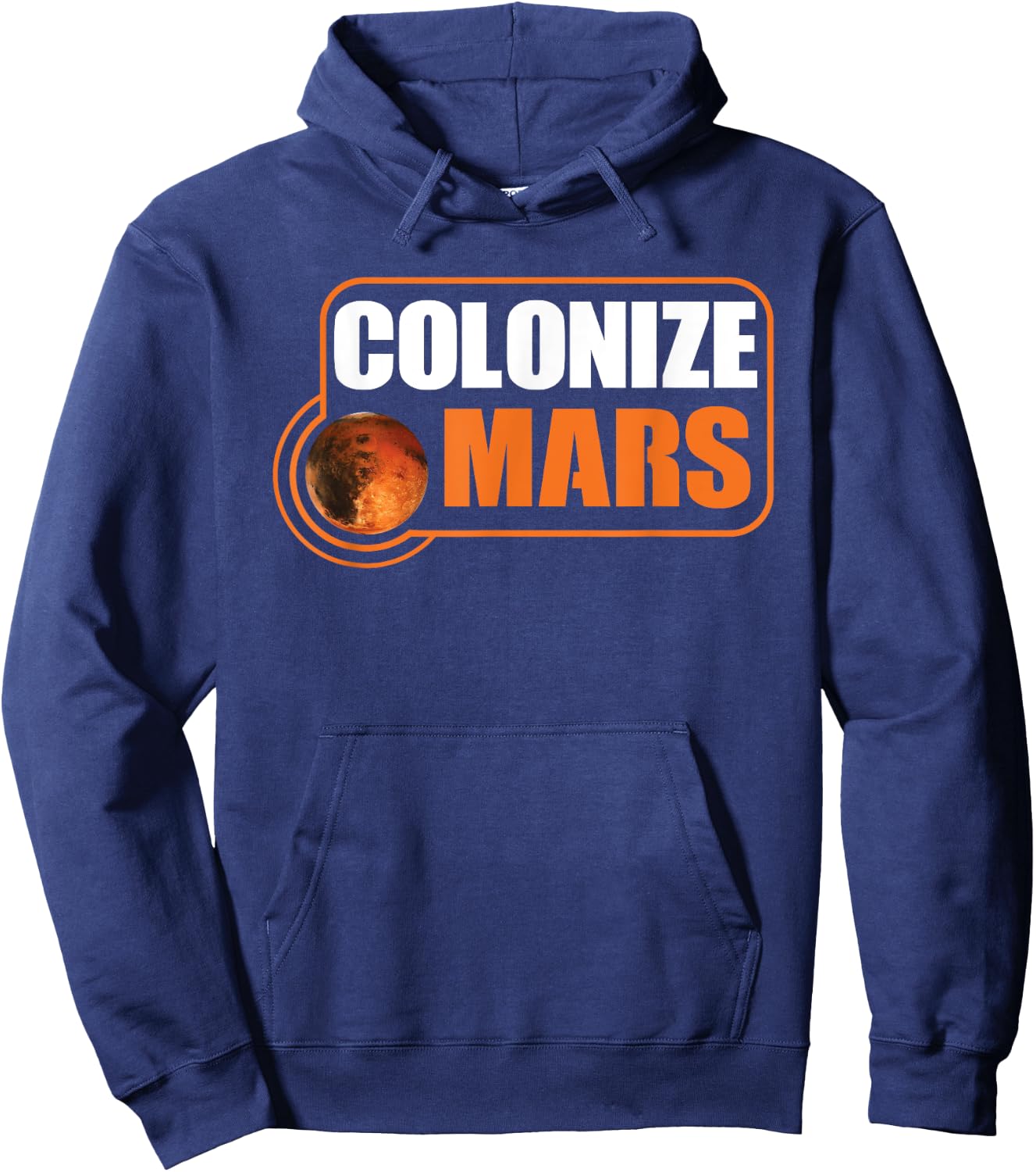 Colonize Mars - Occupy Mars Hoodie - Hoodie | Navy